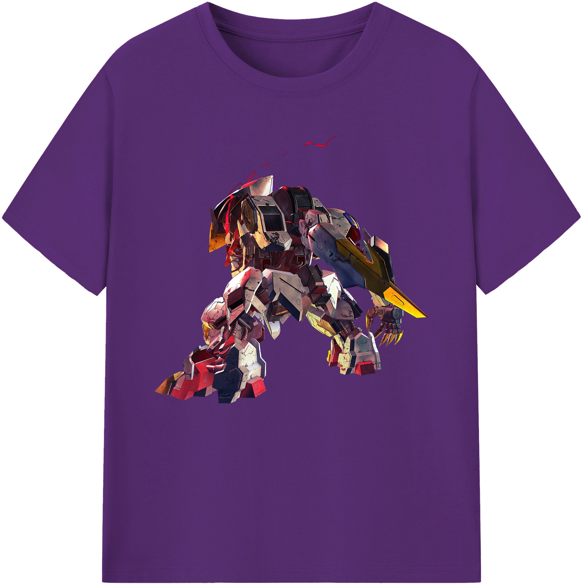 （画像用） 機動戦士ガンダム Mobile Suit Gundam 綿100％ メンズ半袖Tシャツ｜肌触りやわらか＆通気性