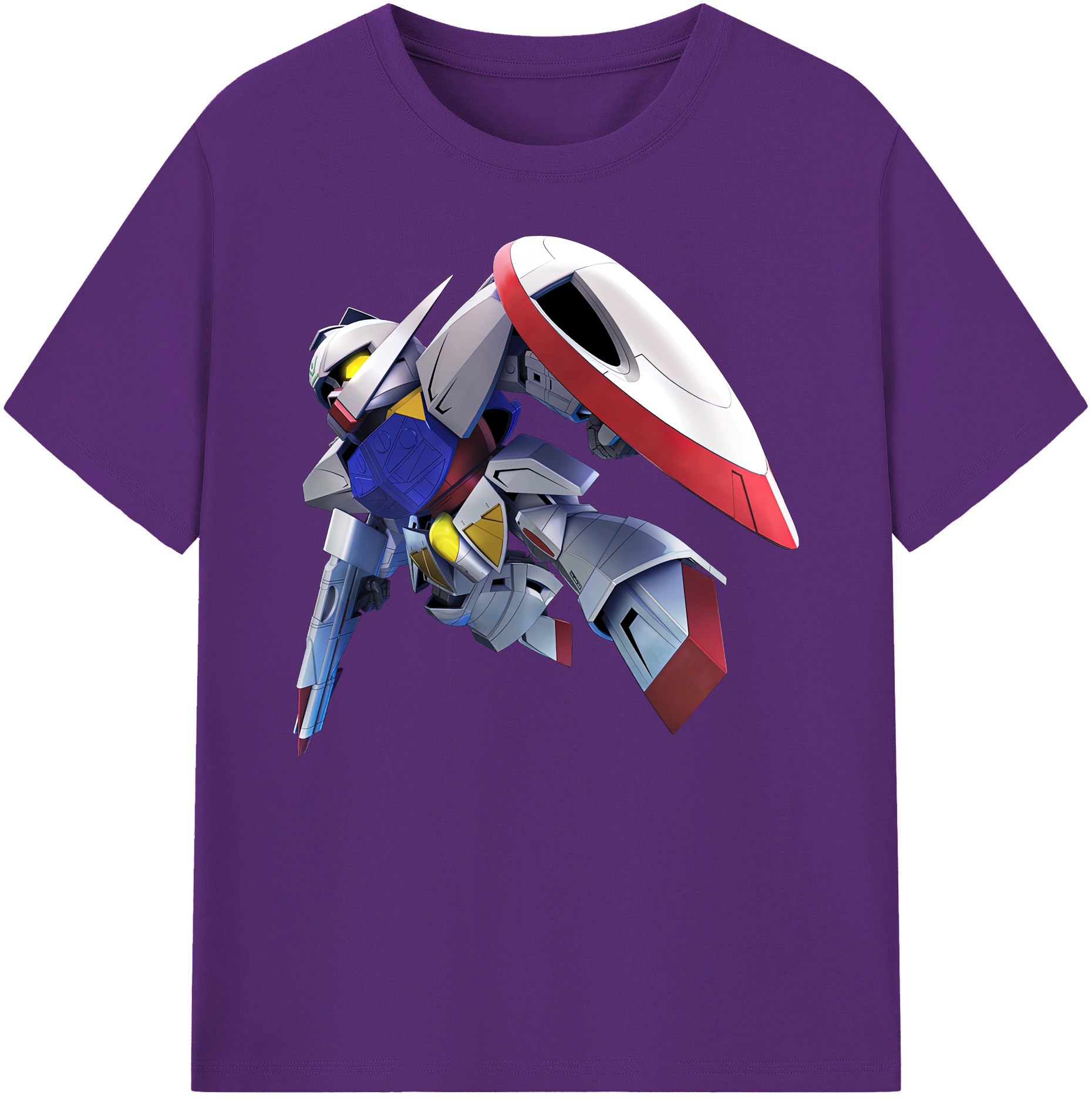 （画像用） 機動戦士ガンダム Mobile Suit Gundam 綿100％ メンズ半袖Tシャツ｜肌触りやわらか＆通気性