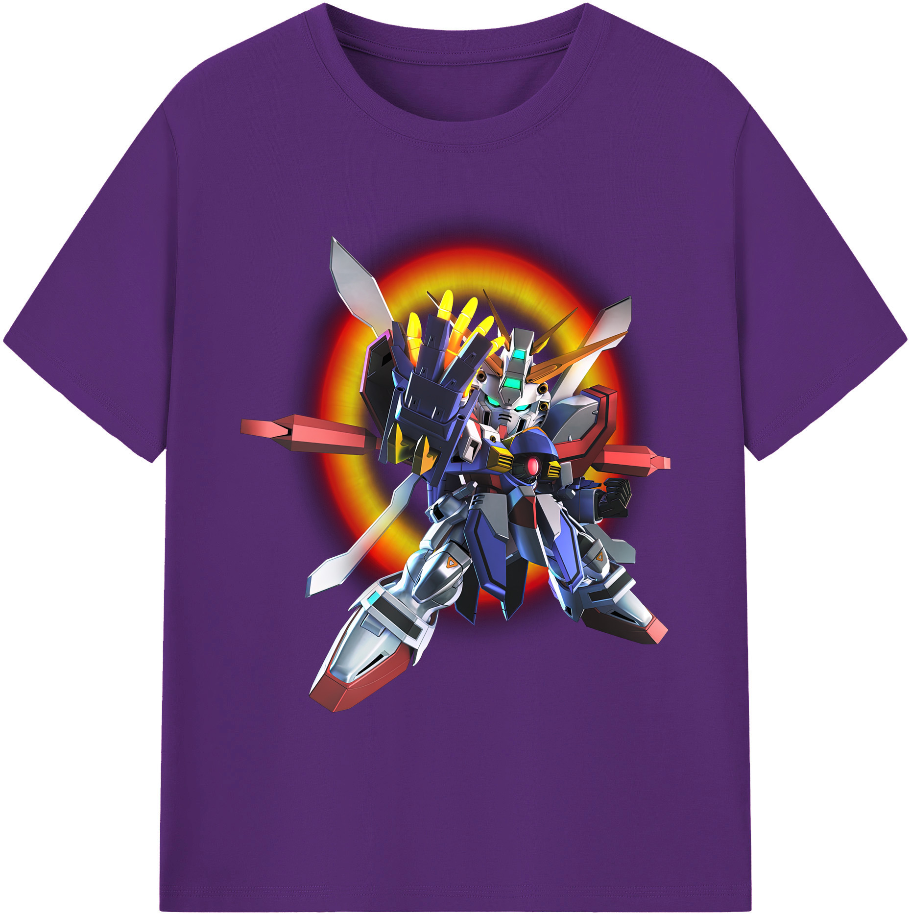 （画像用） 機動戦士ガンダム Mobile Suit Gundam 綿100％ メンズ半袖Tシャツ｜肌触りやわらか＆通気性