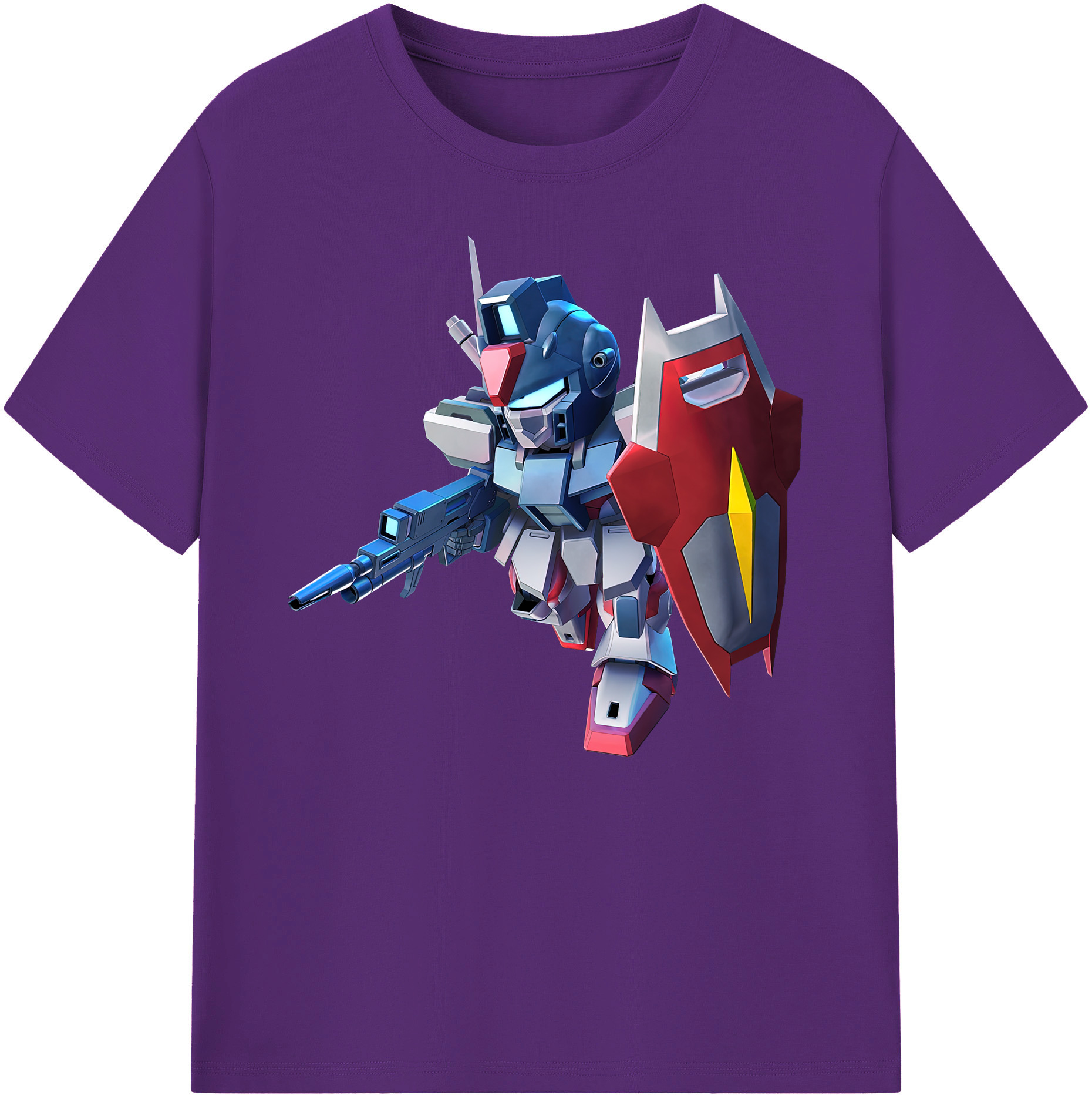 （画像用） 機動戦士ガンダム Mobile Suit Gundam 綿100％ メンズ半袖Tシャツ｜肌触りやわらか＆通気性