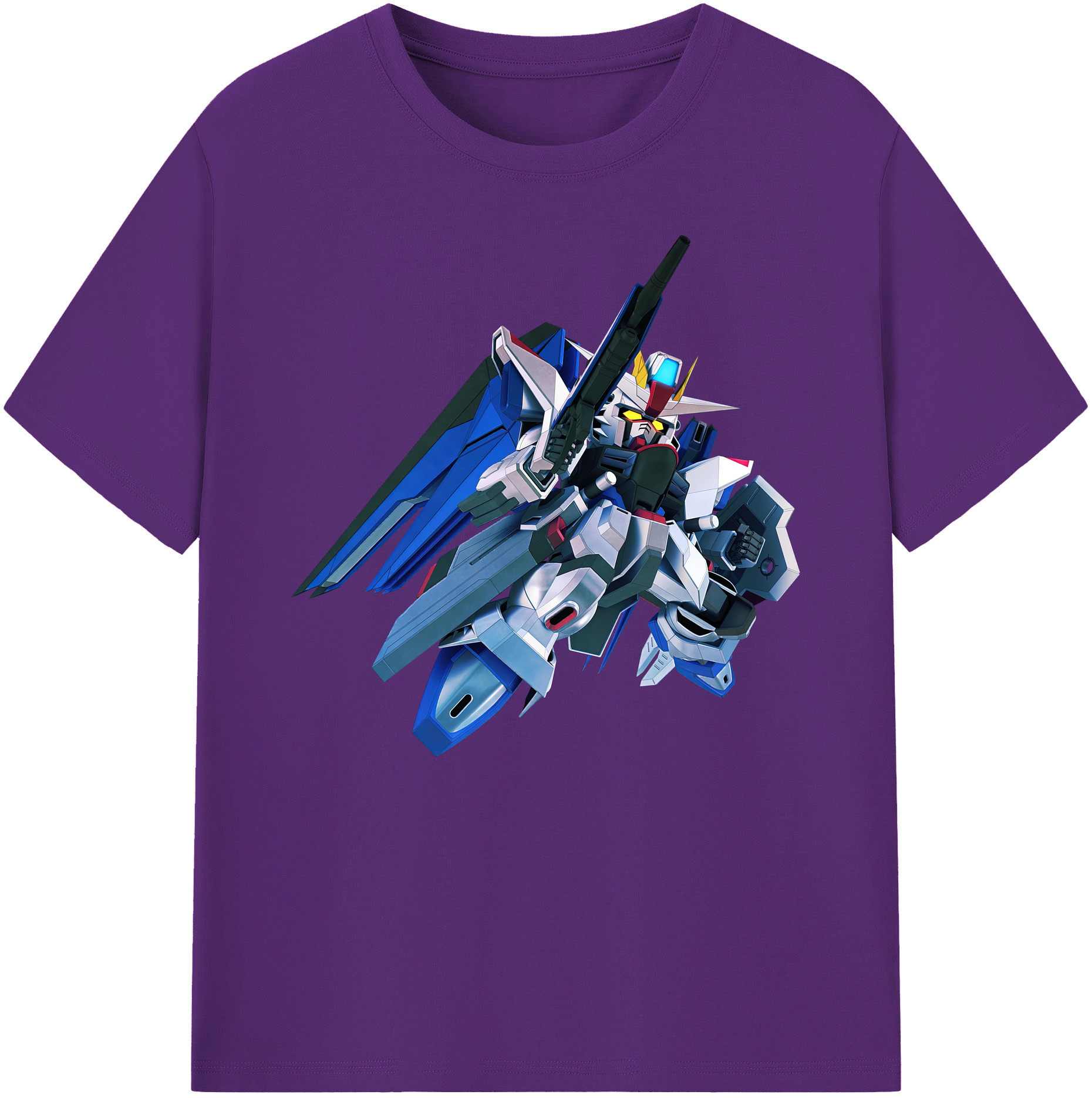 （画像用） 機動戦士ガンダム Mobile Suit Gundam 綿100％ メンズ半袖Tシャツ｜肌触りやわらか＆通気性