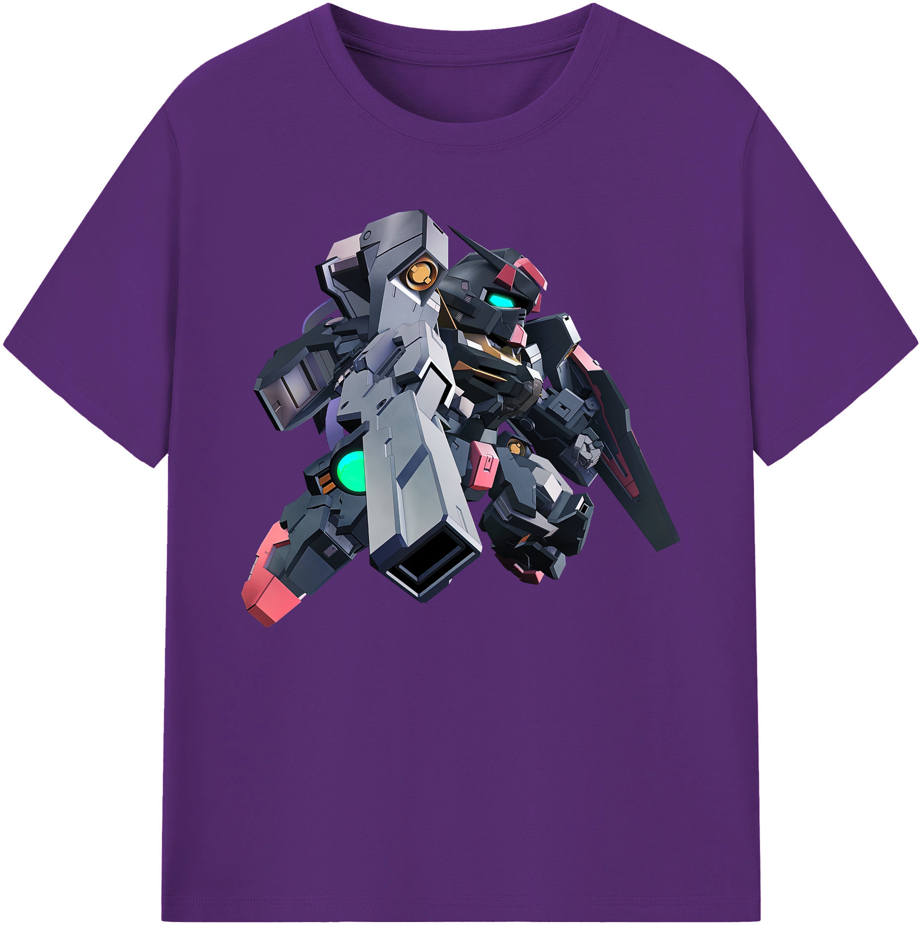 （画像用） 機動戦士ガンダム Mobile Suit Gundam 綿100％ メンズ半袖Tシャツ｜肌触りやわらか＆通気性