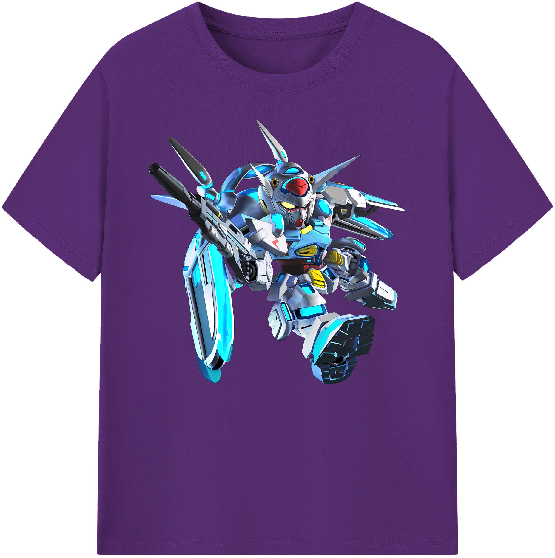 （画像用） 機動戦士ガンダム Mobile Suit Gundam 綿100％ メンズ半袖Tシャツ｜肌触りやわらか＆通気性