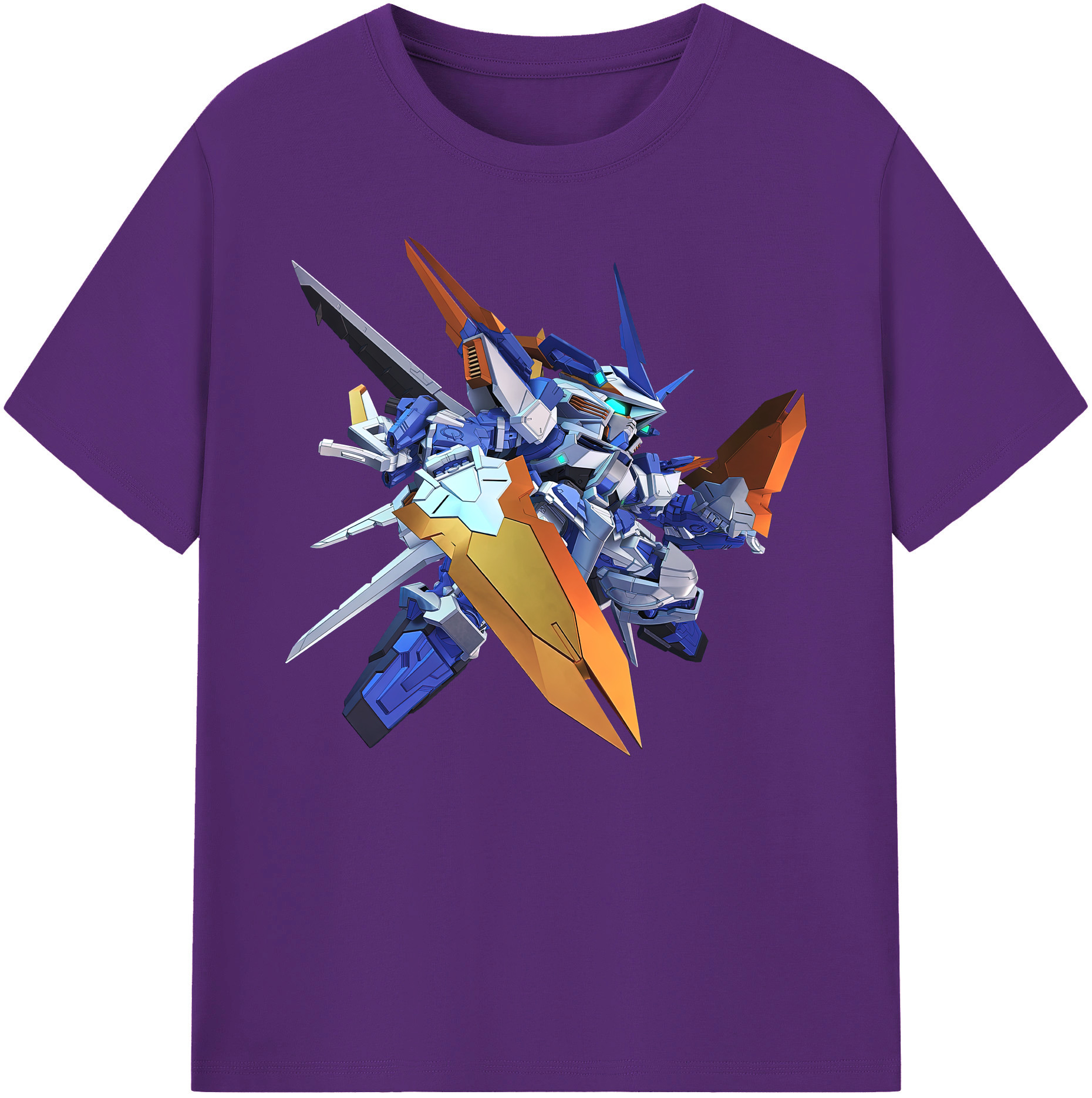 （画像用） 機動戦士ガンダム Mobile Suit Gundam 綿100％ メンズ半袖Tシャツ｜肌触りやわらか＆通気性