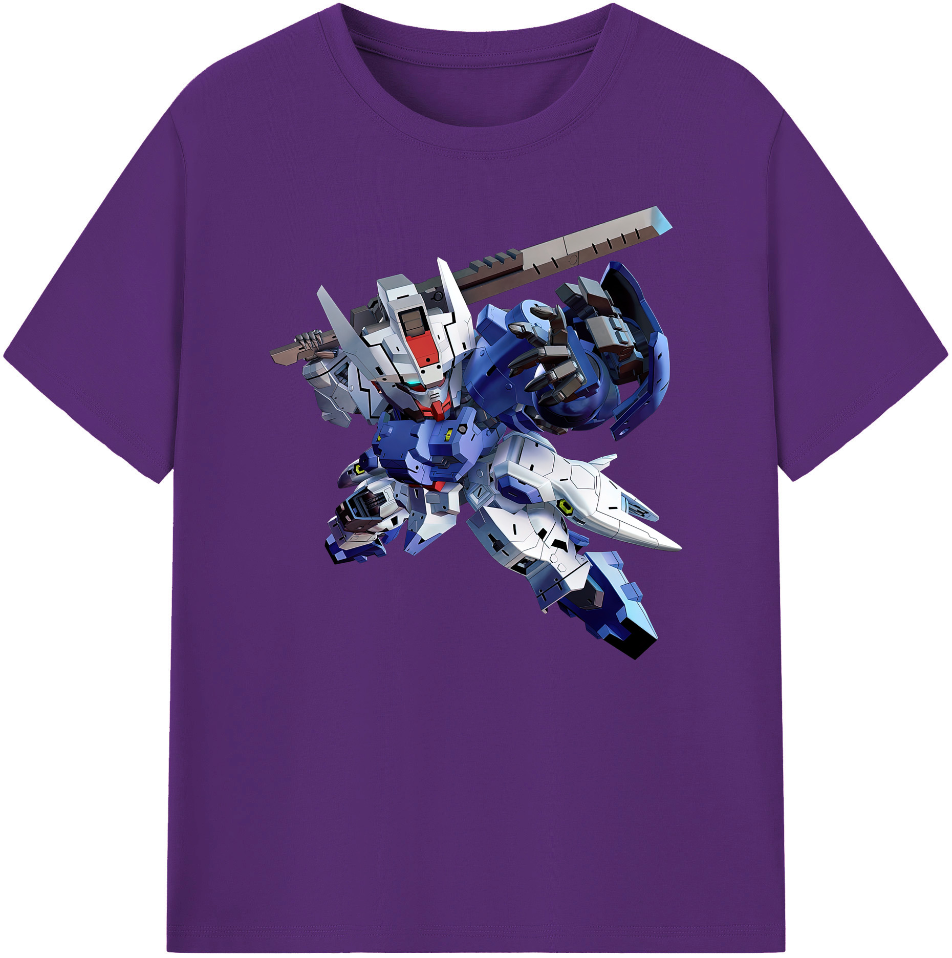 （画像用） 機動戦士ガンダム Mobile Suit Gundam 綿100％ メンズ半袖Tシャツ｜肌触りやわらか＆通気性