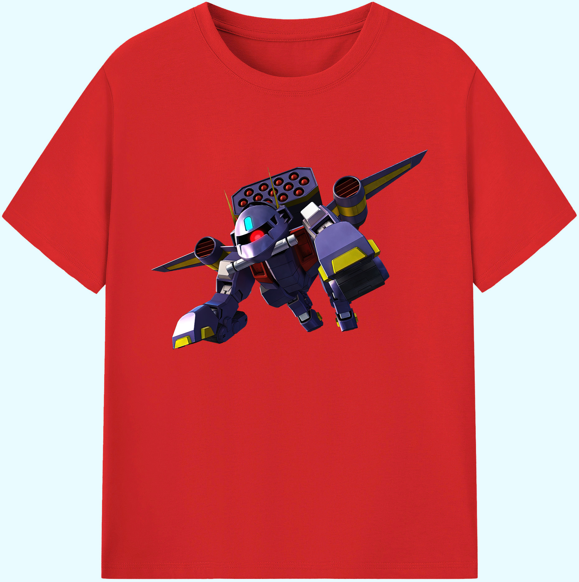 （画像用） 機動戦士ガンダム Mobile Suit Gundam 綿100％ メンズ半袖Tシャツ｜肌触りやわらか＆通気性