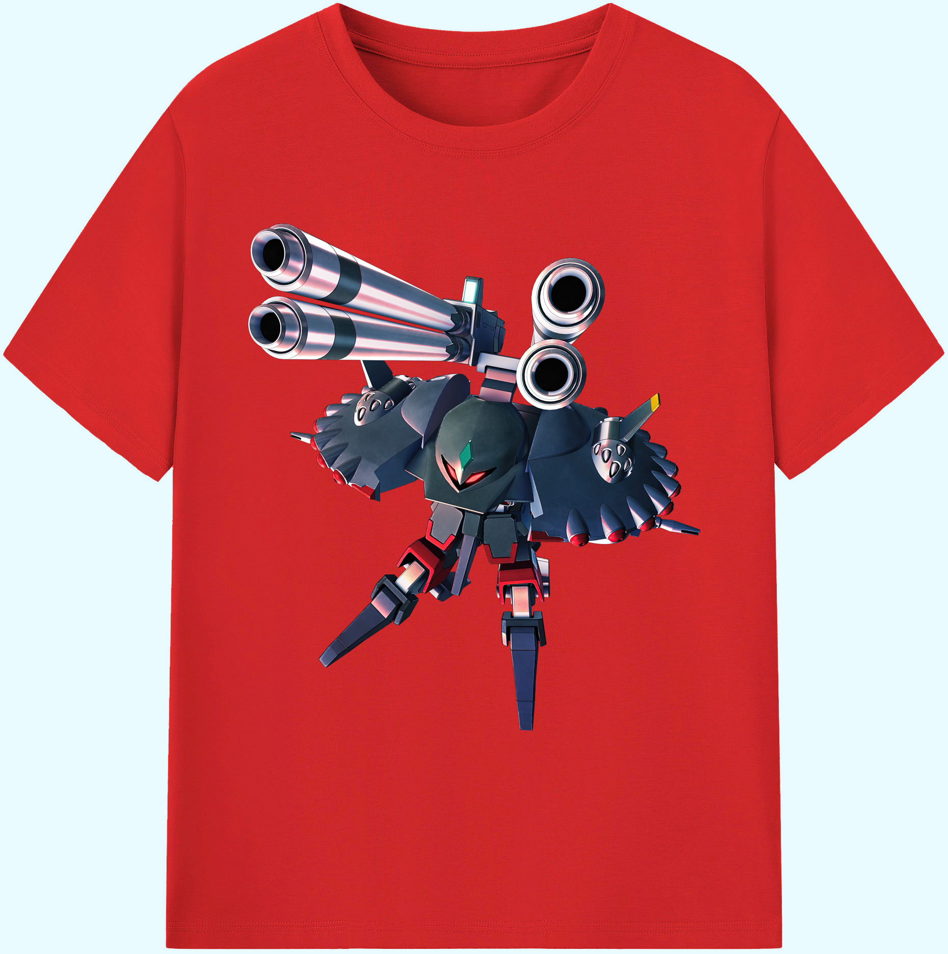 （画像用） 機動戦士ガンダム Mobile Suit Gundam 綿100％ メンズ半袖Tシャツ｜肌触りやわらか＆通気性