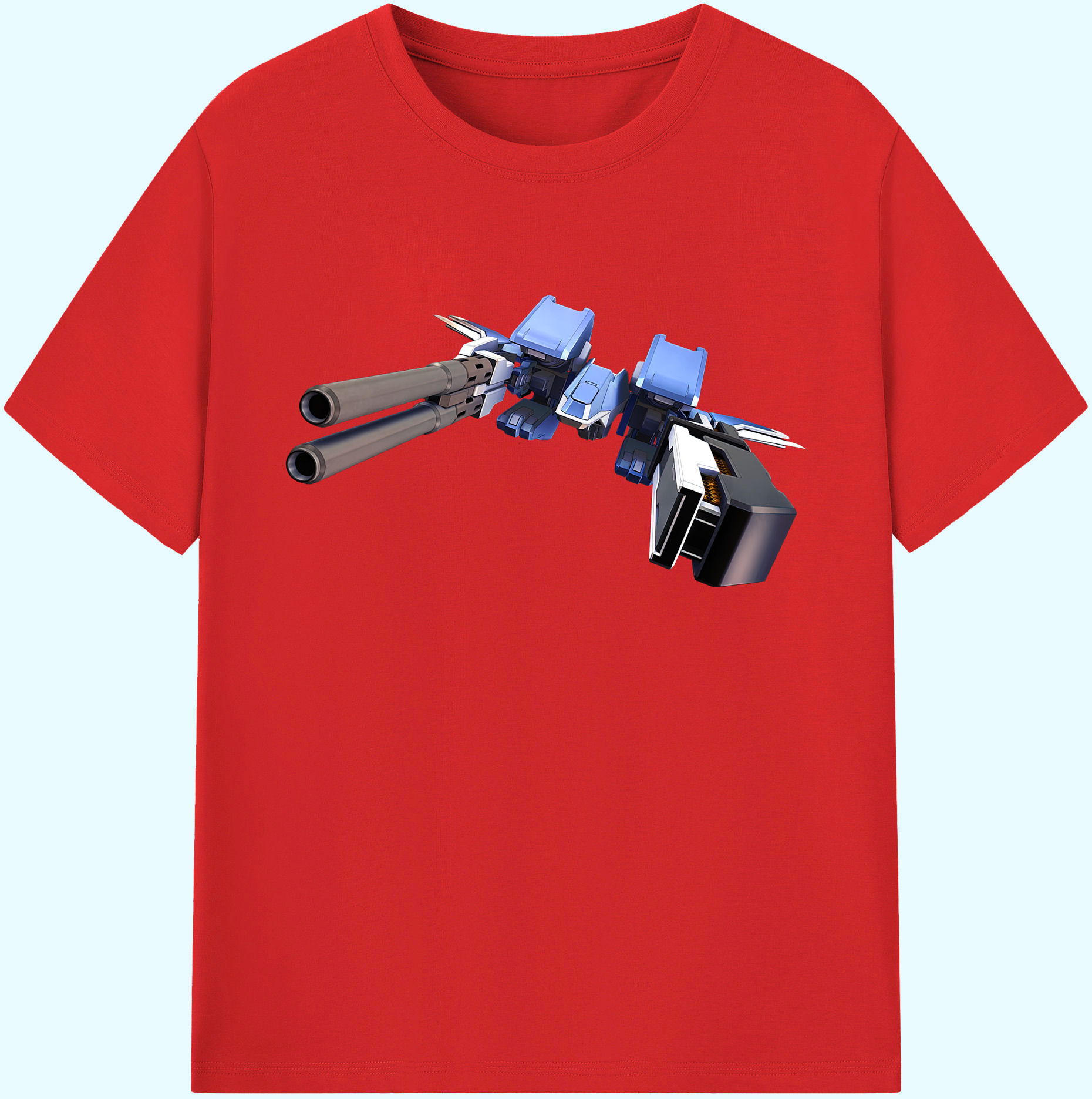 （画像用） 機動戦士ガンダム Mobile Suit Gundam 綿100％ メンズ半袖Tシャツ｜肌触りやわらか＆通気性