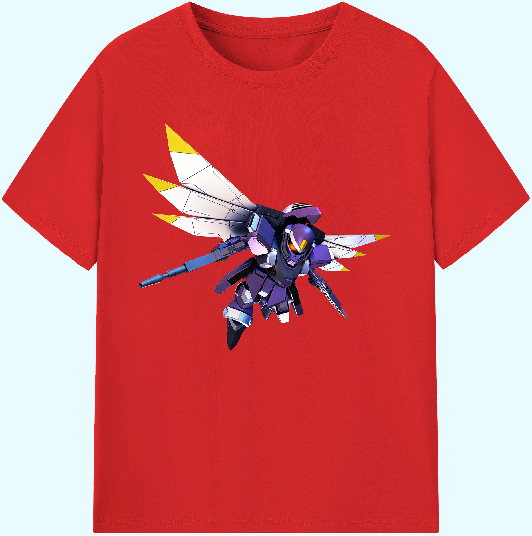 （画像用） 機動戦士ガンダム Mobile Suit Gundam 綿100％ メンズ半袖Tシャツ｜肌触りやわらか＆通気性