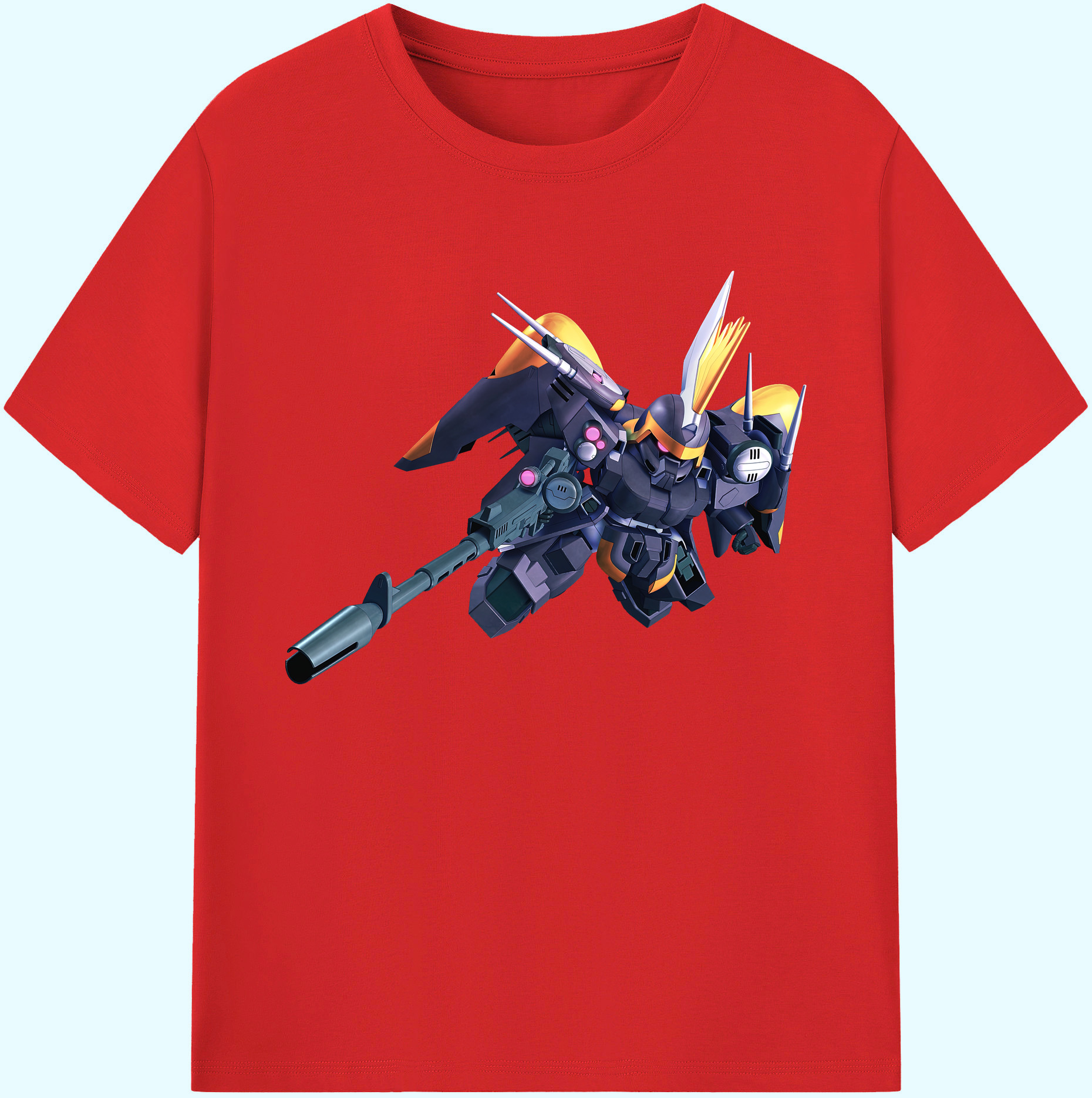 （画像用） 機動戦士ガンダム Mobile Suit Gundam 綿100％ メンズ半袖Tシャツ｜肌触りやわらか＆通気性
