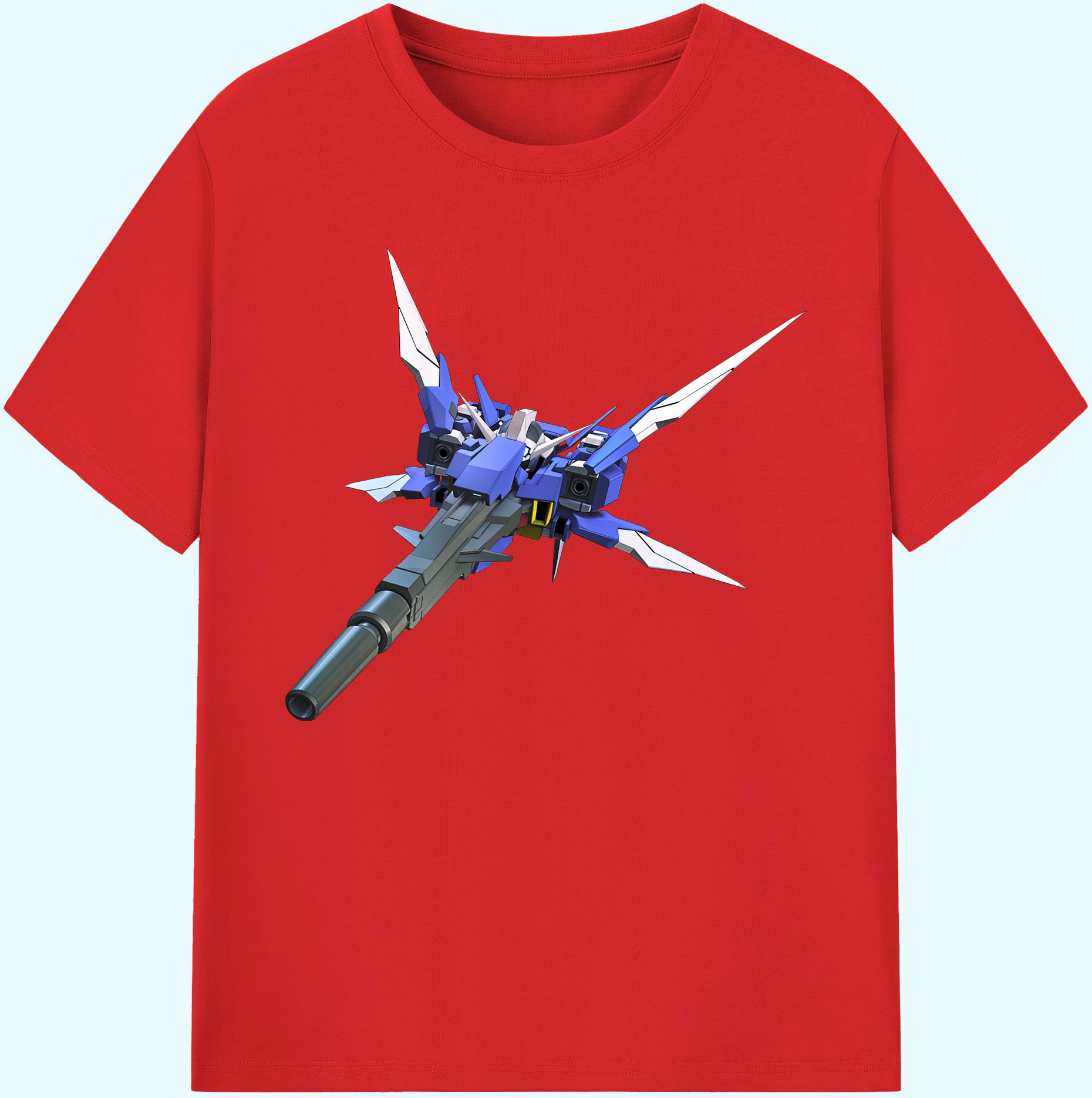 （画像用） 機動戦士ガンダム Mobile Suit Gundam 綿100％ メンズ半袖Tシャツ｜肌触りやわらか＆通気性