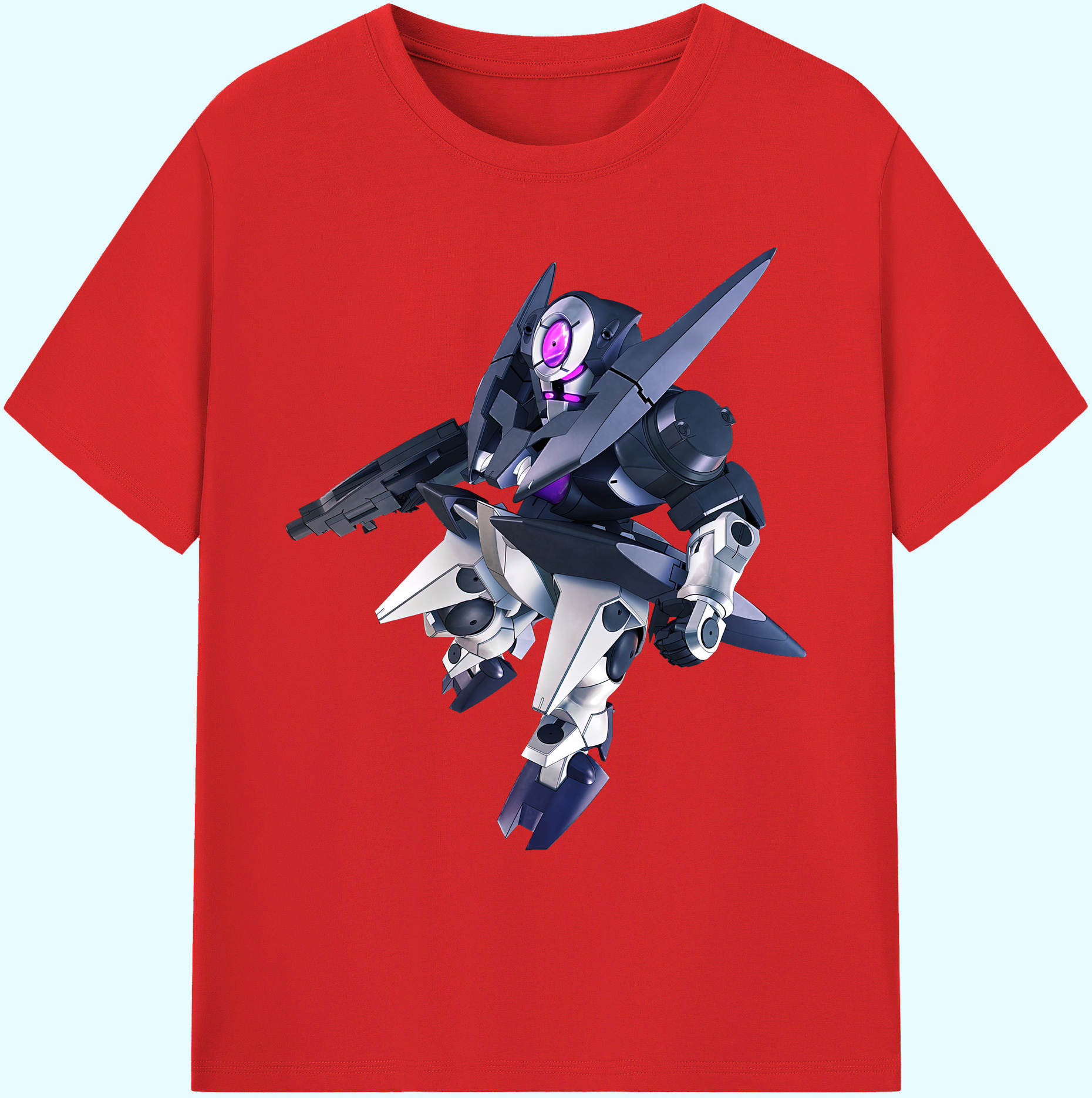 （画像用） 機動戦士ガンダム Mobile Suit Gundam 綿100％ メンズ半袖Tシャツ｜肌触りやわらか＆通気性