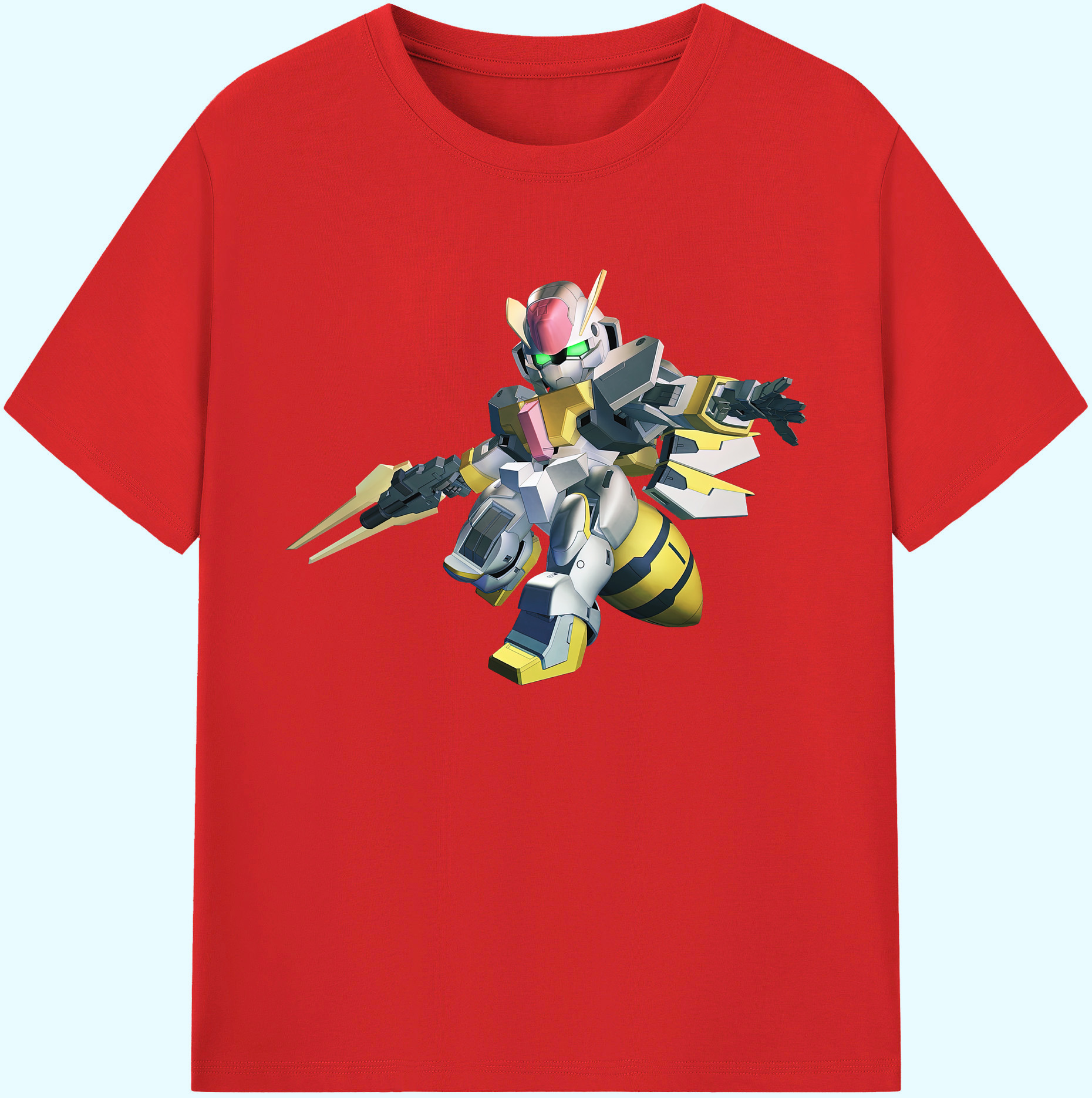 （画像用） 機動戦士ガンダム Mobile Suit Gundam 綿100％ メンズ半袖Tシャツ｜肌触りやわらか＆通気性