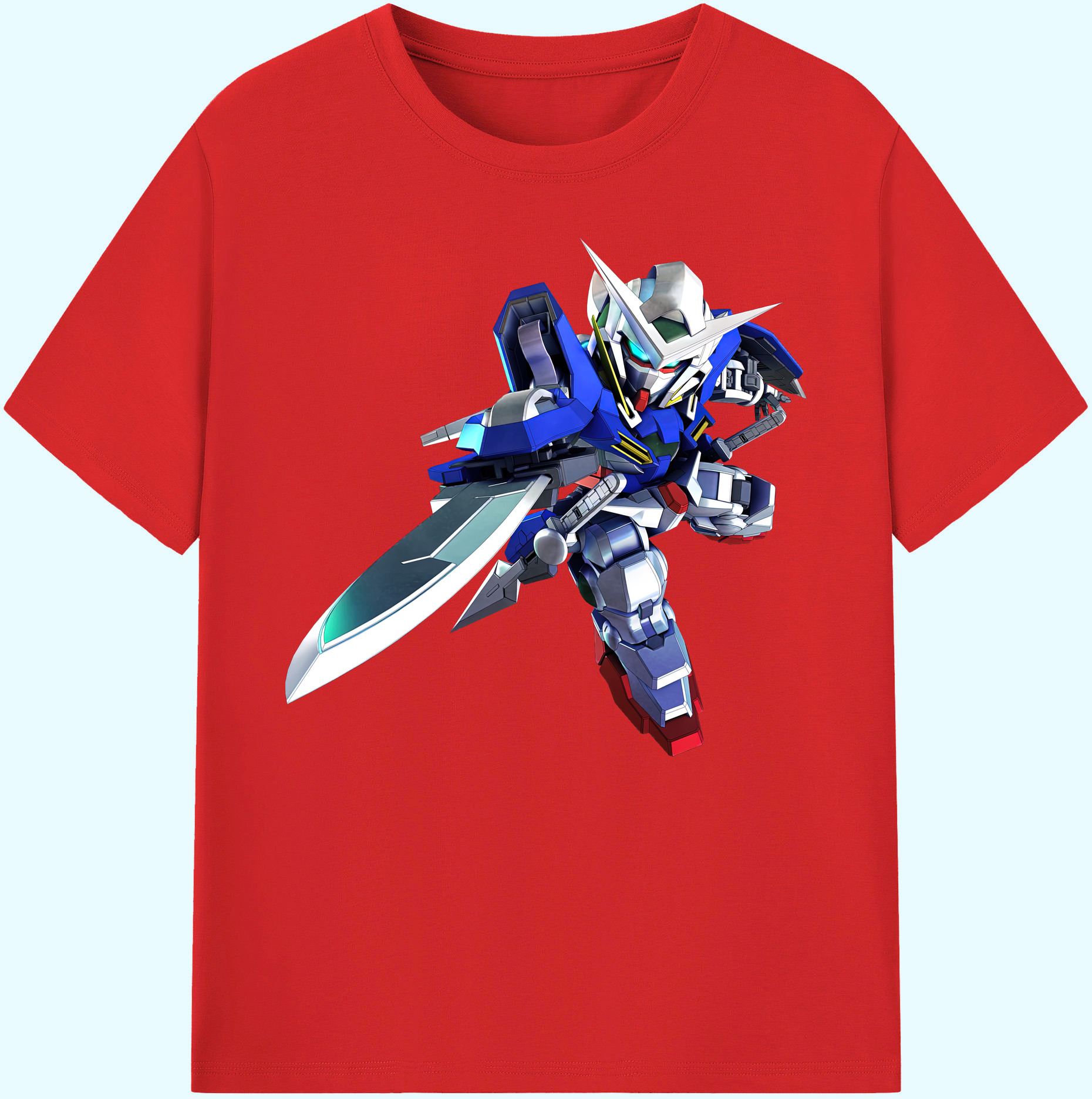 （画像用） 機動戦士ガンダム Mobile Suit Gundam 綿100％ メンズ半袖Tシャツ｜肌触りやわらか＆通気性