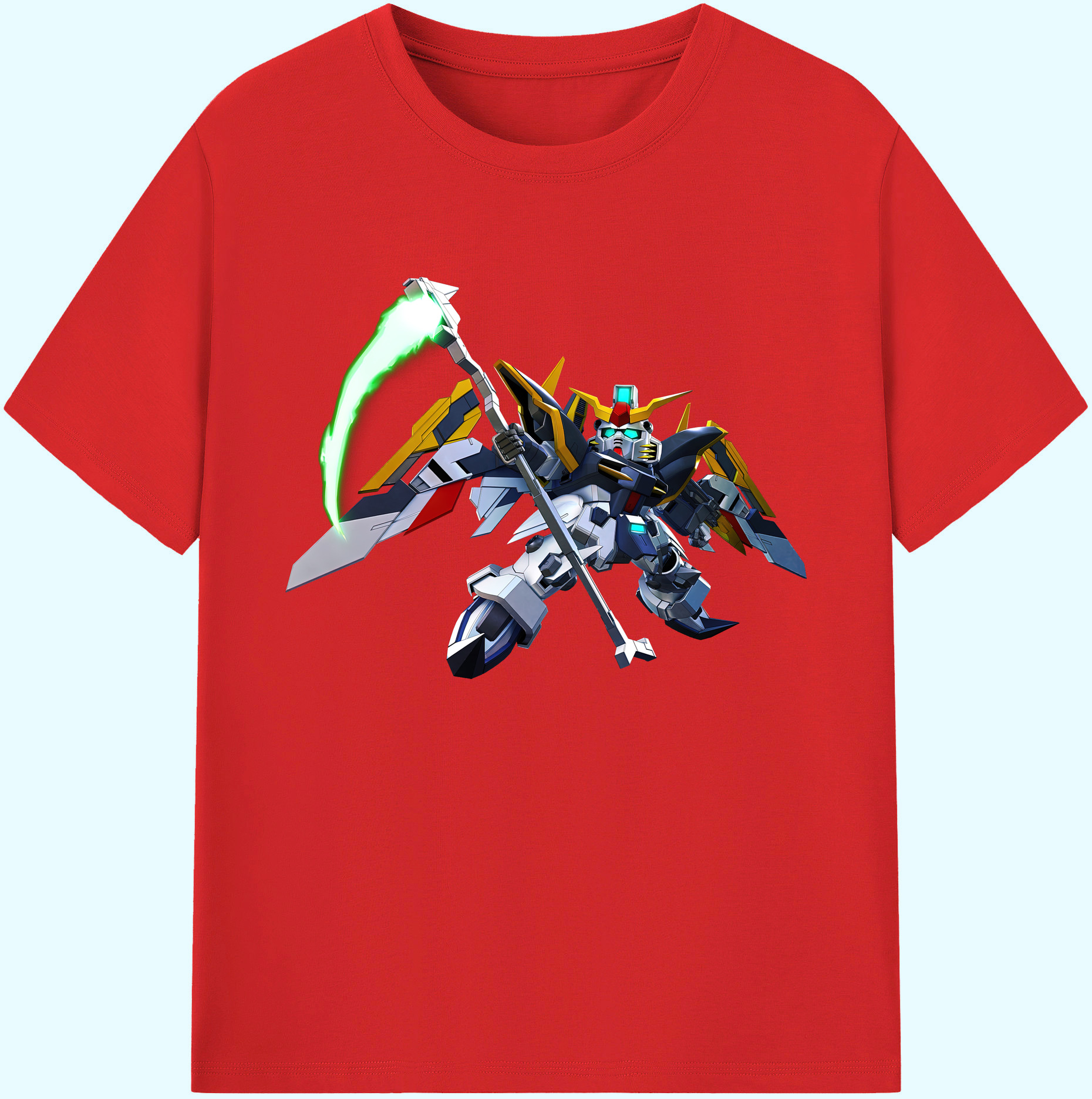 （画像用） 機動戦士ガンダム Mobile Suit Gundam 綿100％ メンズ半袖Tシャツ｜肌触りやわらか＆通気性