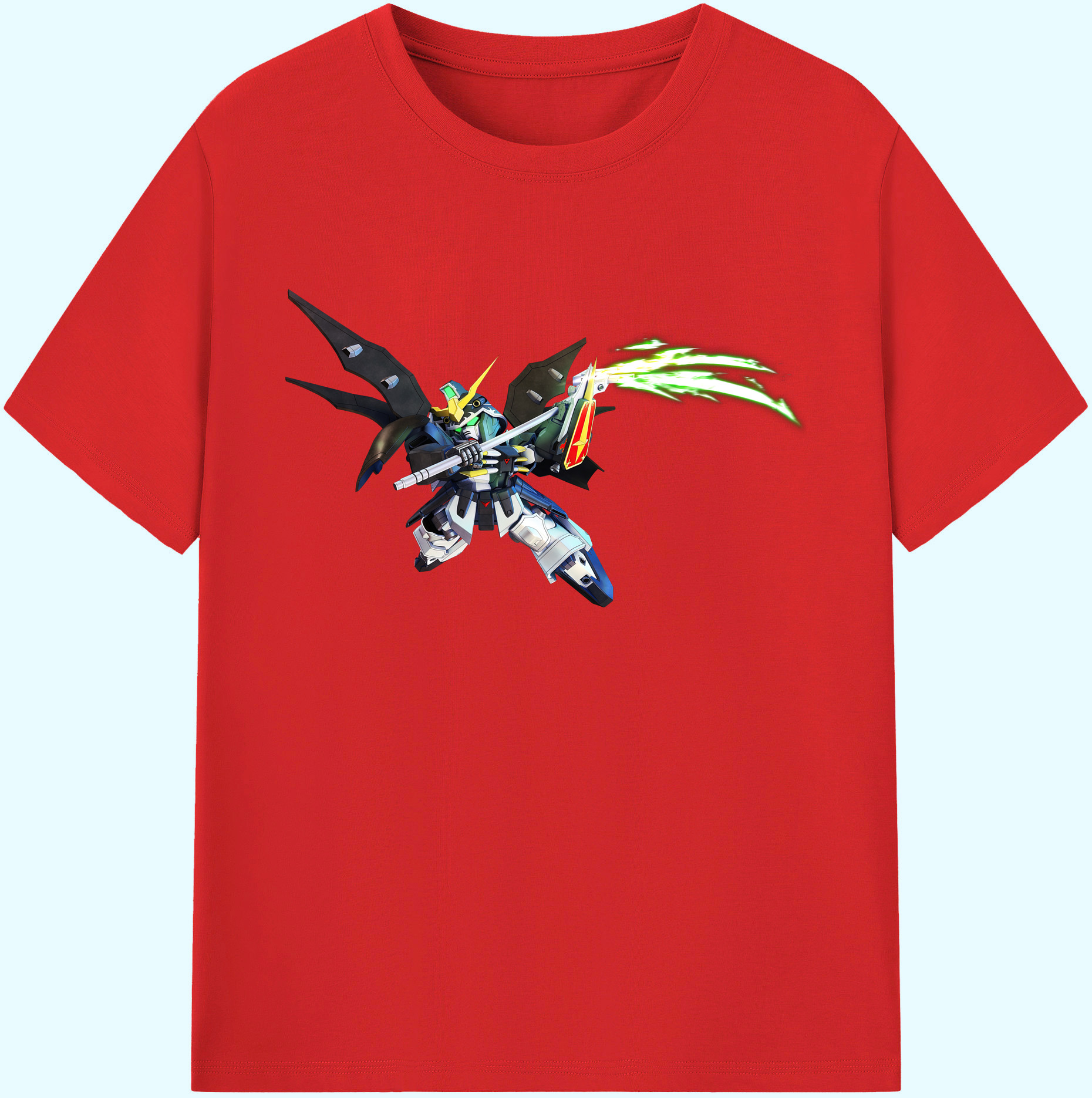 （画像用） 機動戦士ガンダム Mobile Suit Gundam 綿100％ メンズ半袖Tシャツ｜肌触りやわらか＆通気性