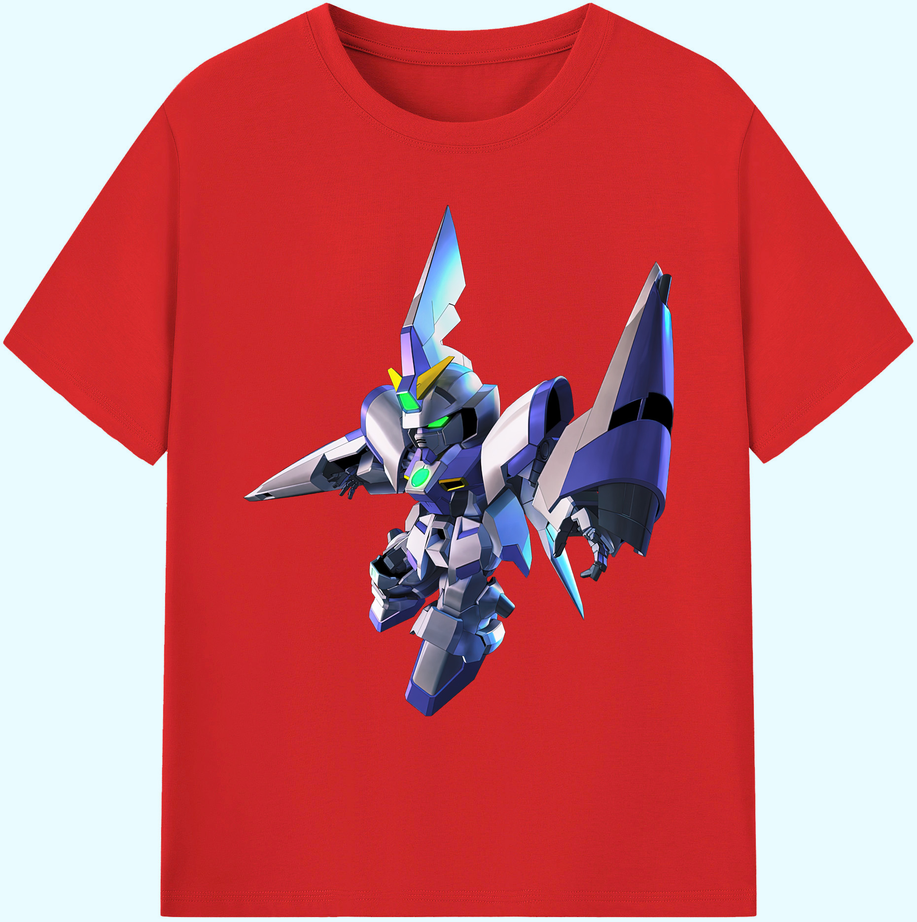 （画像用） 機動戦士ガンダム Mobile Suit Gundam 綿100％ メンズ半袖Tシャツ｜肌触りやわらか＆通気性