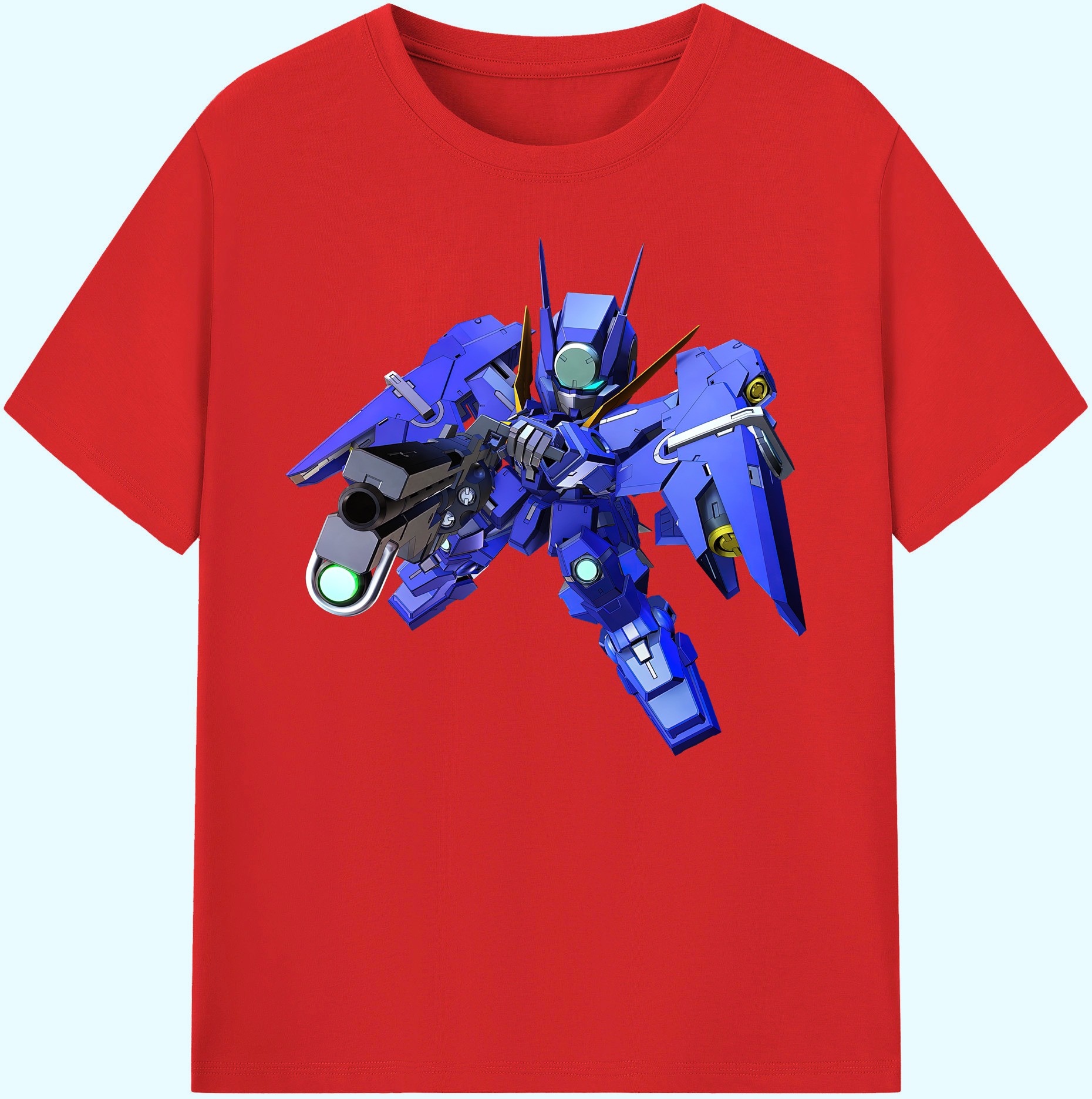 （画像用） 機動戦士ガンダム Mobile Suit Gundam 綿100％ メンズ半袖Tシャツ｜肌触りやわらか＆通気性