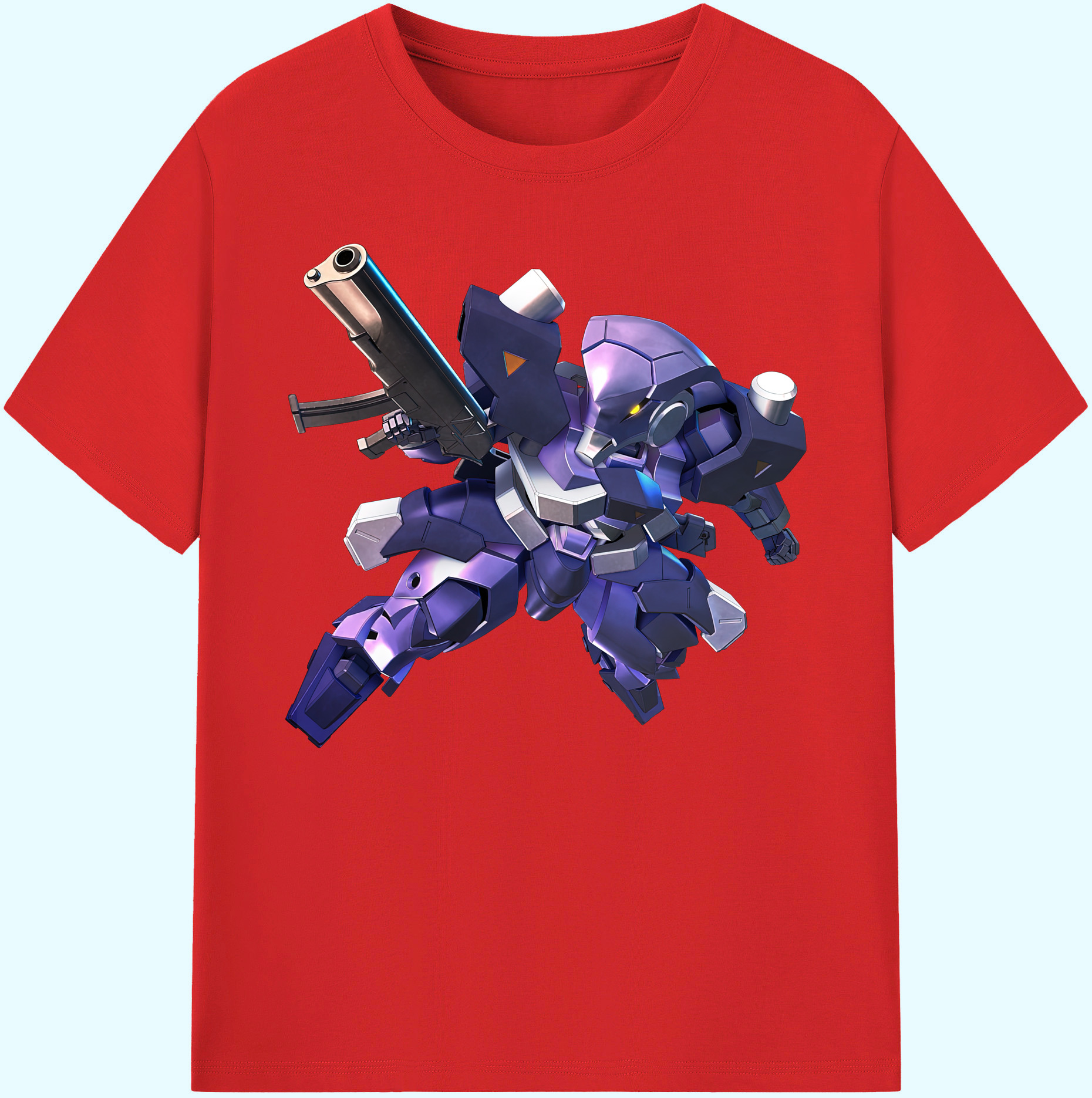 （画像用） 機動戦士ガンダム Mobile Suit Gundam 綿100％ メンズ半袖Tシャツ｜肌触りやわらか＆通気性