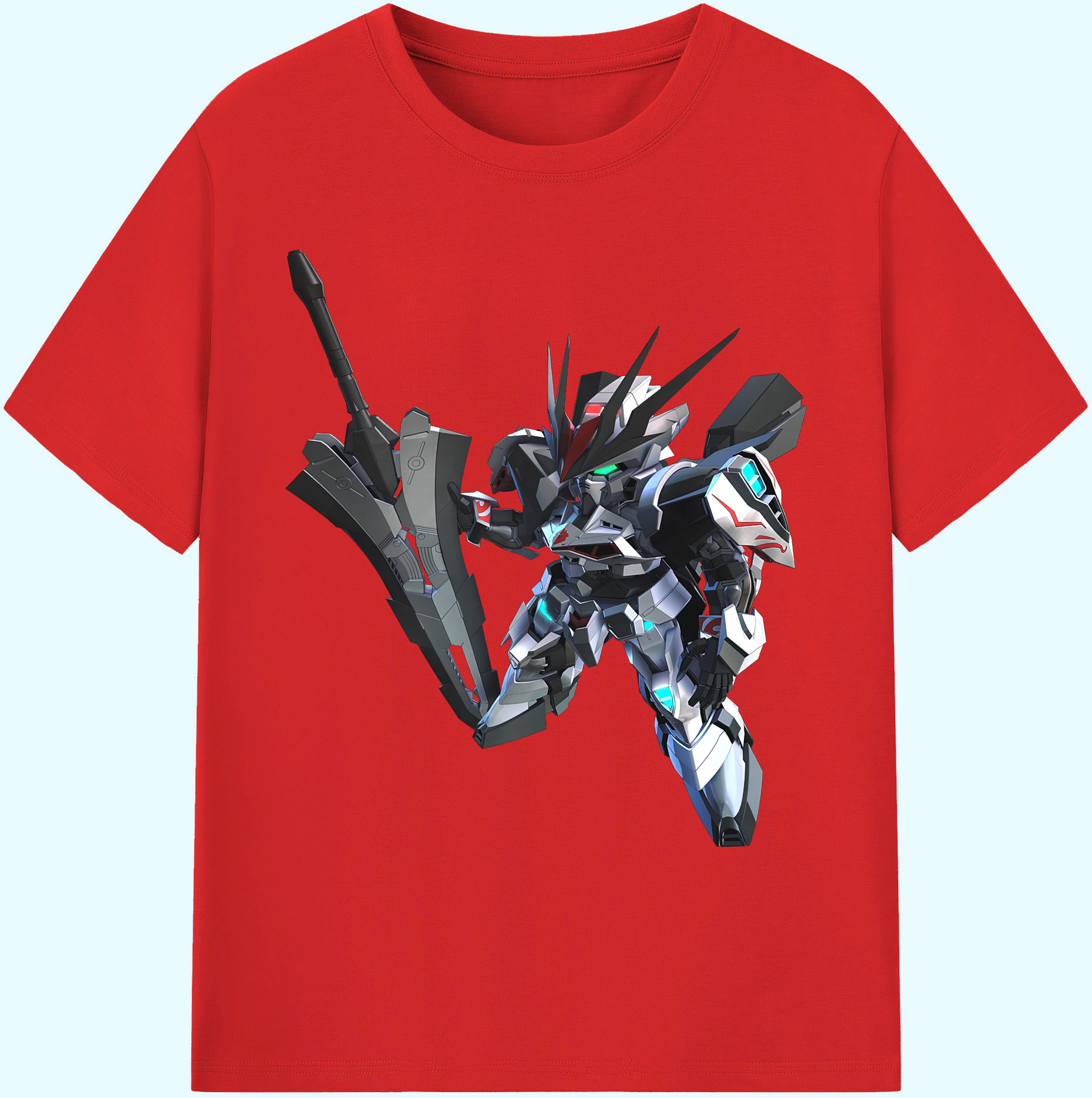 （画像用） 機動戦士ガンダム Mobile Suit Gundam 綿100％ メンズ半袖Tシャツ｜肌触りやわらか＆通気性
