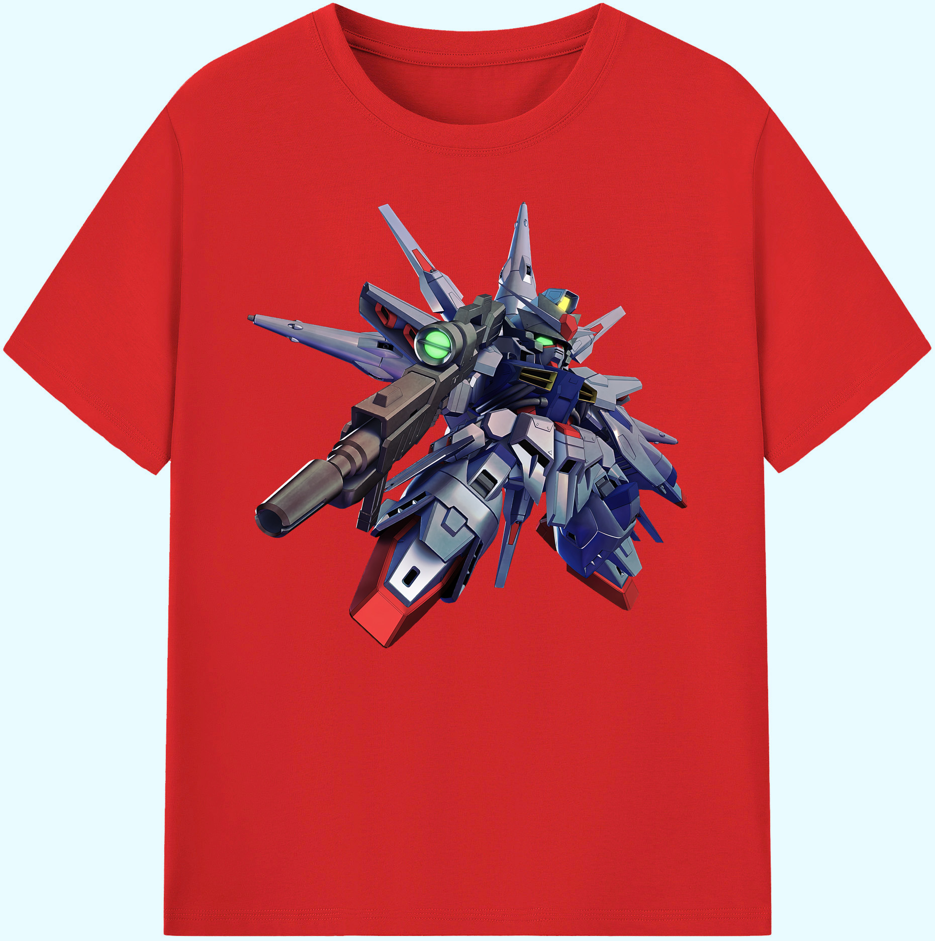 （画像用） 機動戦士ガンダム Mobile Suit Gundam 綿100％ メンズ半袖Tシャツ｜肌触りやわらか＆通気性