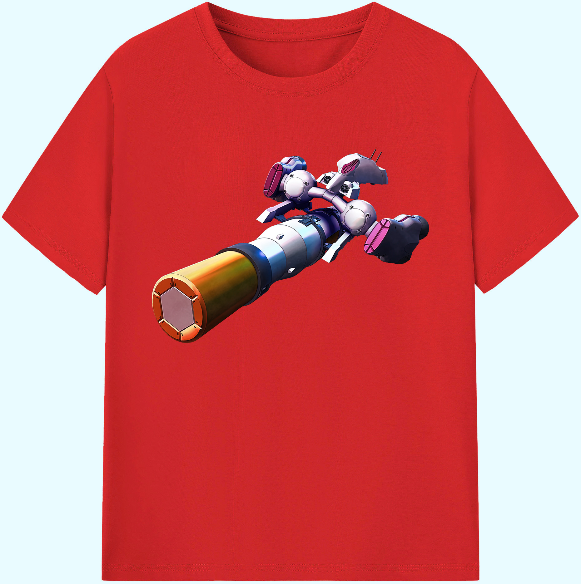 （画像用） 機動戦士ガンダム Mobile Suit Gundam 綿100％ メンズ半袖Tシャツ｜肌触りやわらか＆通気性