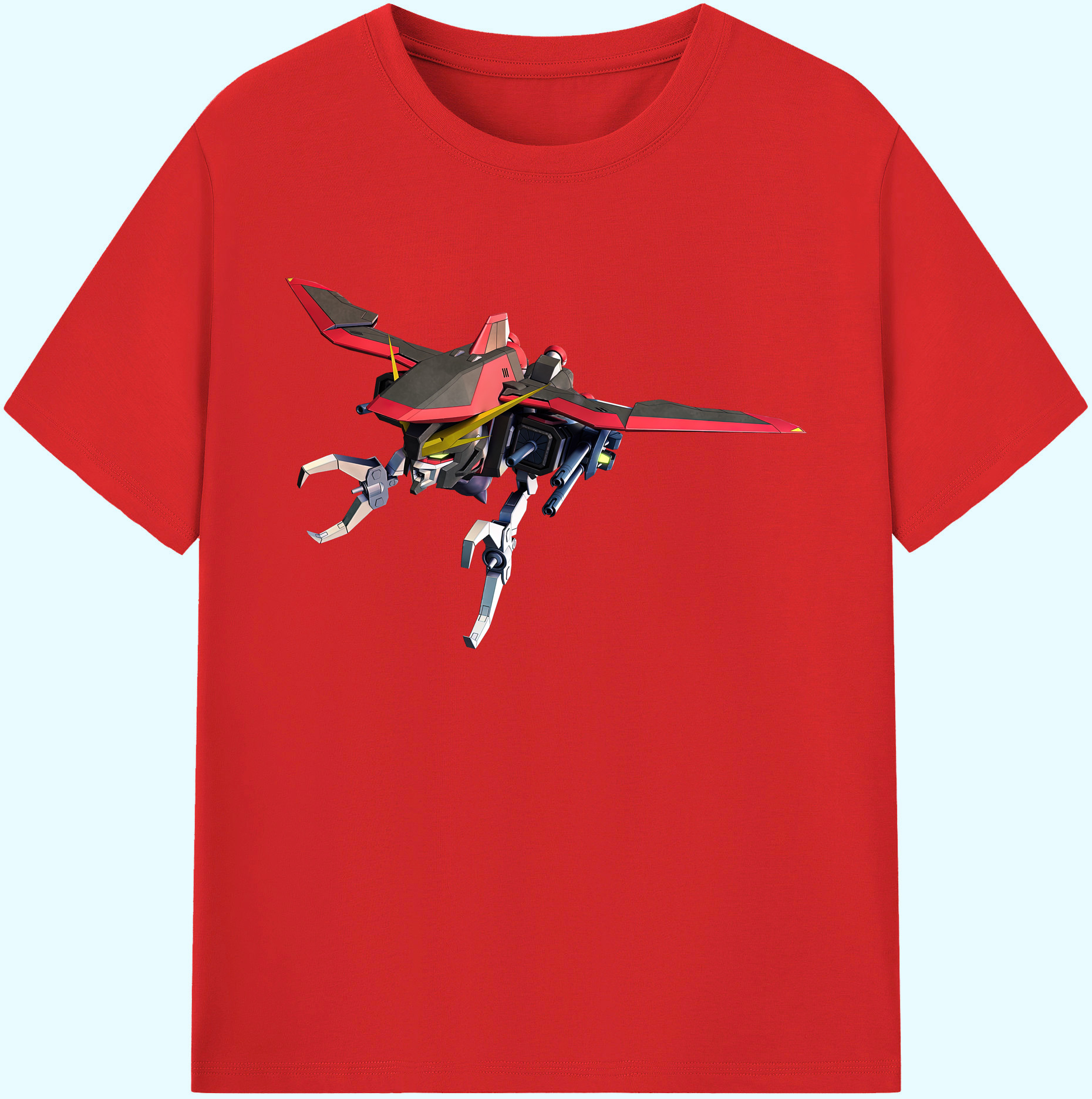 （画像用） 機動戦士ガンダム Mobile Suit Gundam 綿100％ メンズ半袖Tシャツ｜肌触りやわらか＆通気性