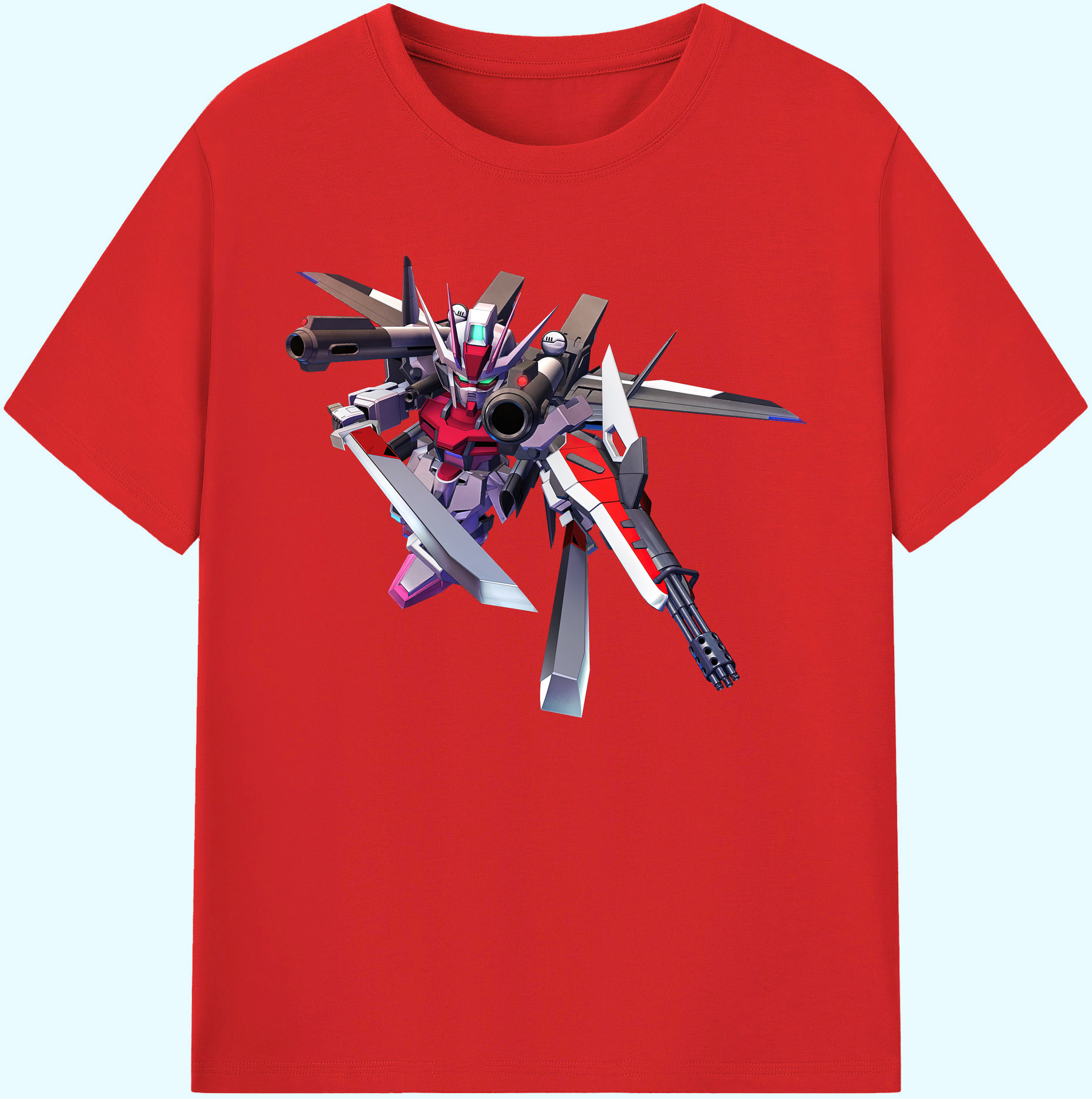 （画像用） 機動戦士ガンダム Mobile Suit Gundam 綿100％ メンズ半袖Tシャツ｜肌触りやわらか＆通気性