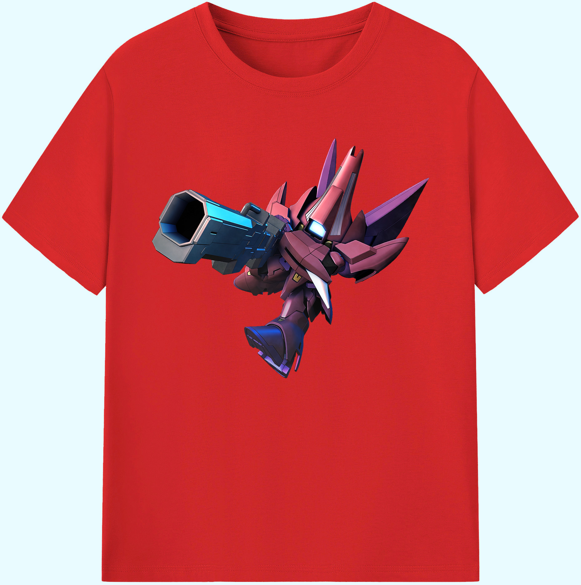 （画像用） 機動戦士ガンダム Mobile Suit Gundam 綿100％ メンズ半袖Tシャツ｜肌触りやわらか＆通気性