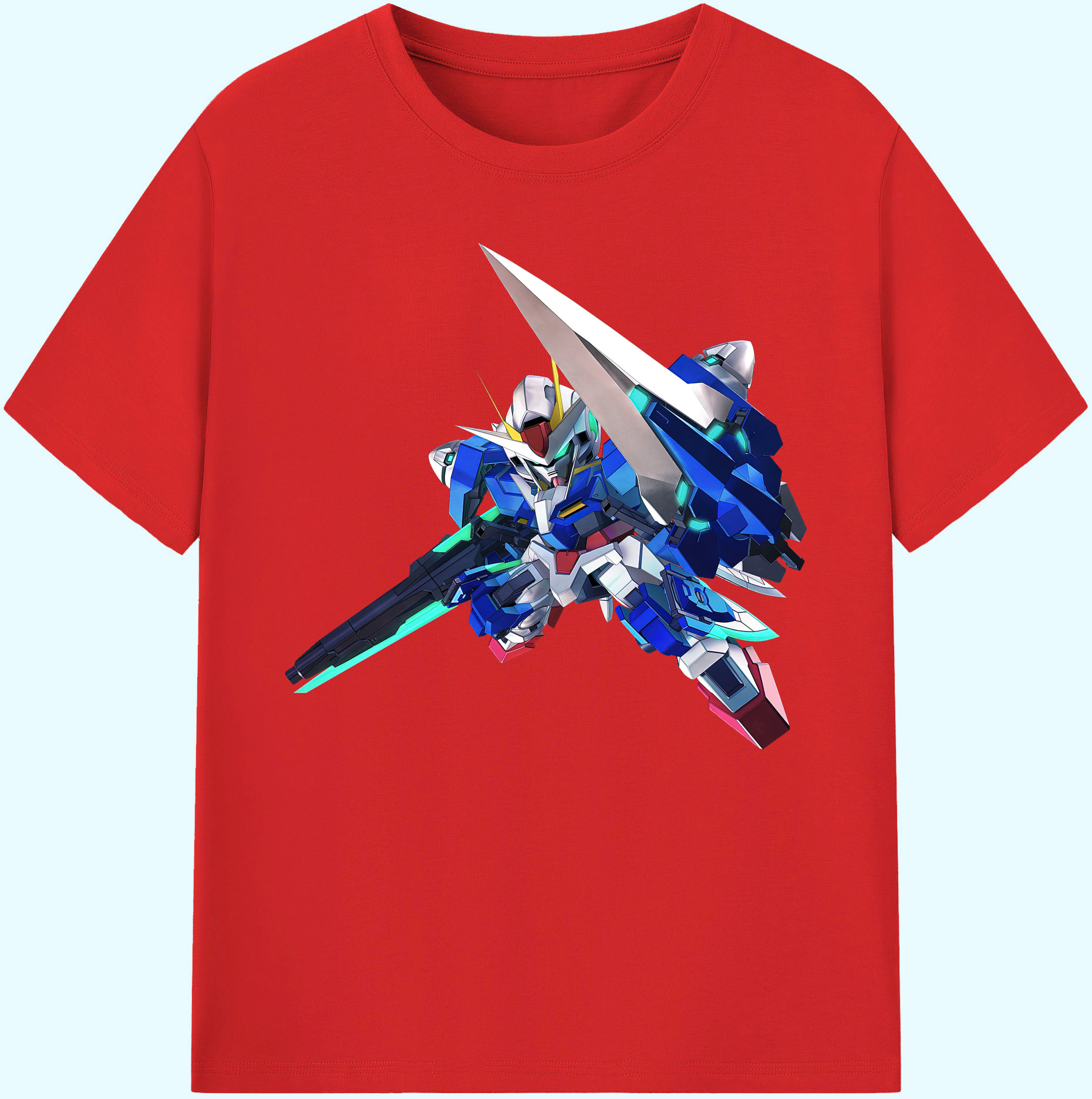 （画像用） 機動戦士ガンダム Mobile Suit Gundam 綿100％ メンズ半袖Tシャツ｜肌触りやわらか＆通気性