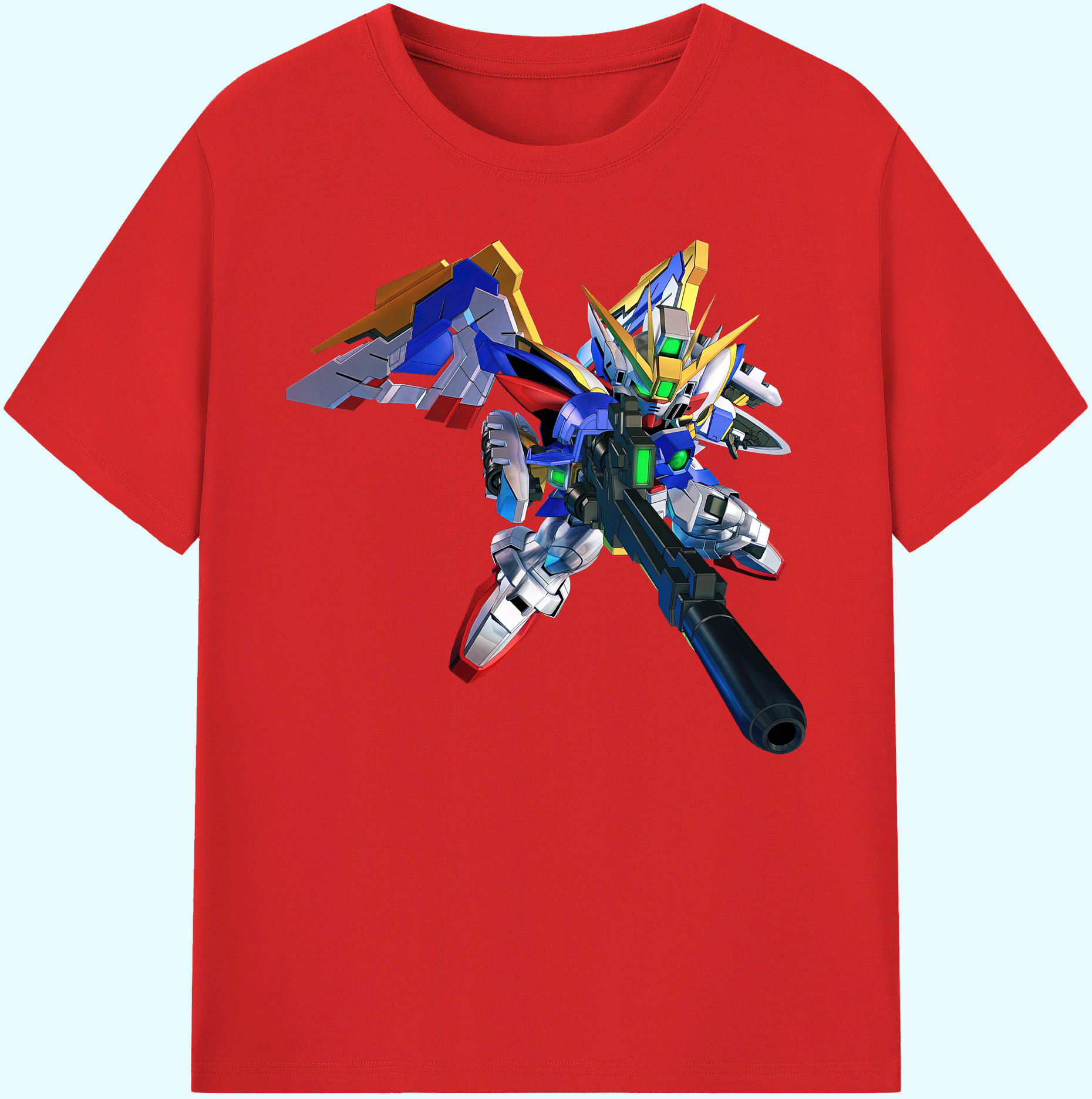 （画像用） 機動戦士ガンダム Mobile Suit Gundam 綿100％ メンズ半袖Tシャツ｜肌触りやわらか＆通気性
