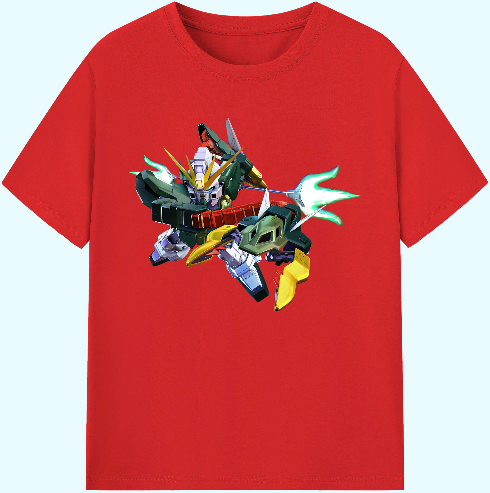 （画像用） 機動戦士ガンダム Mobile Suit Gundam 綿100％ メンズ半袖Tシャツ｜肌触りやわらか＆通気性