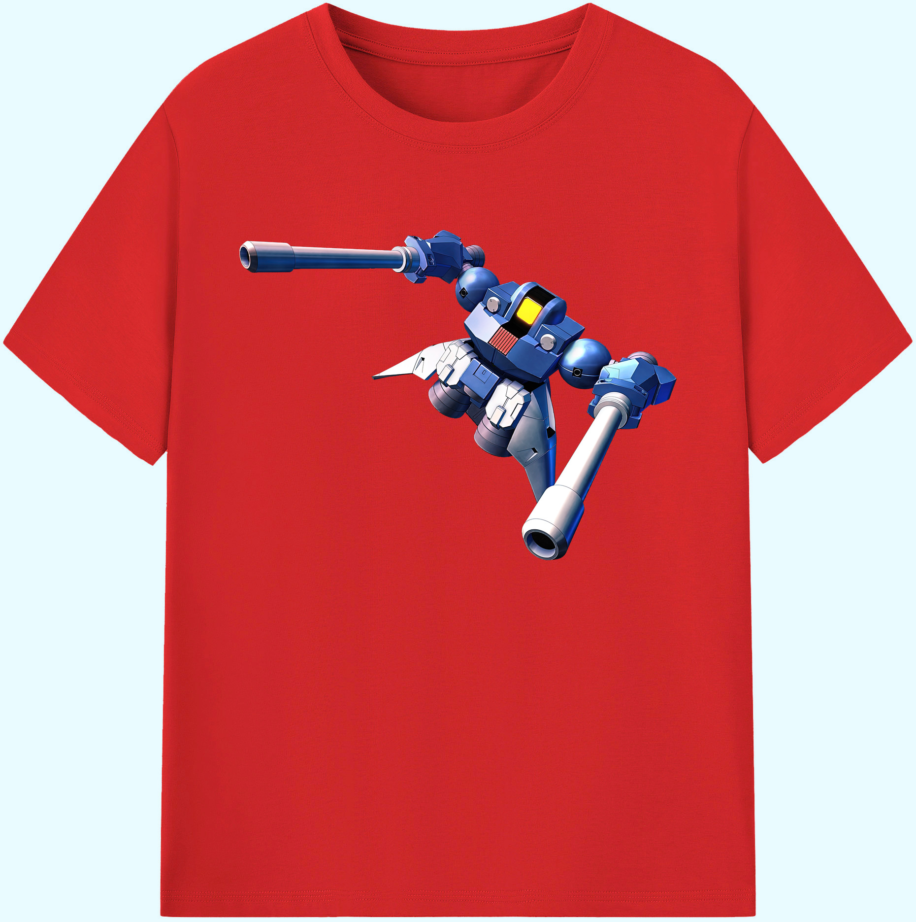 （画像用） 機動戦士ガンダム Mobile Suit Gundam 綿100％ メンズ半袖Tシャツ｜肌触りやわらか＆通気性