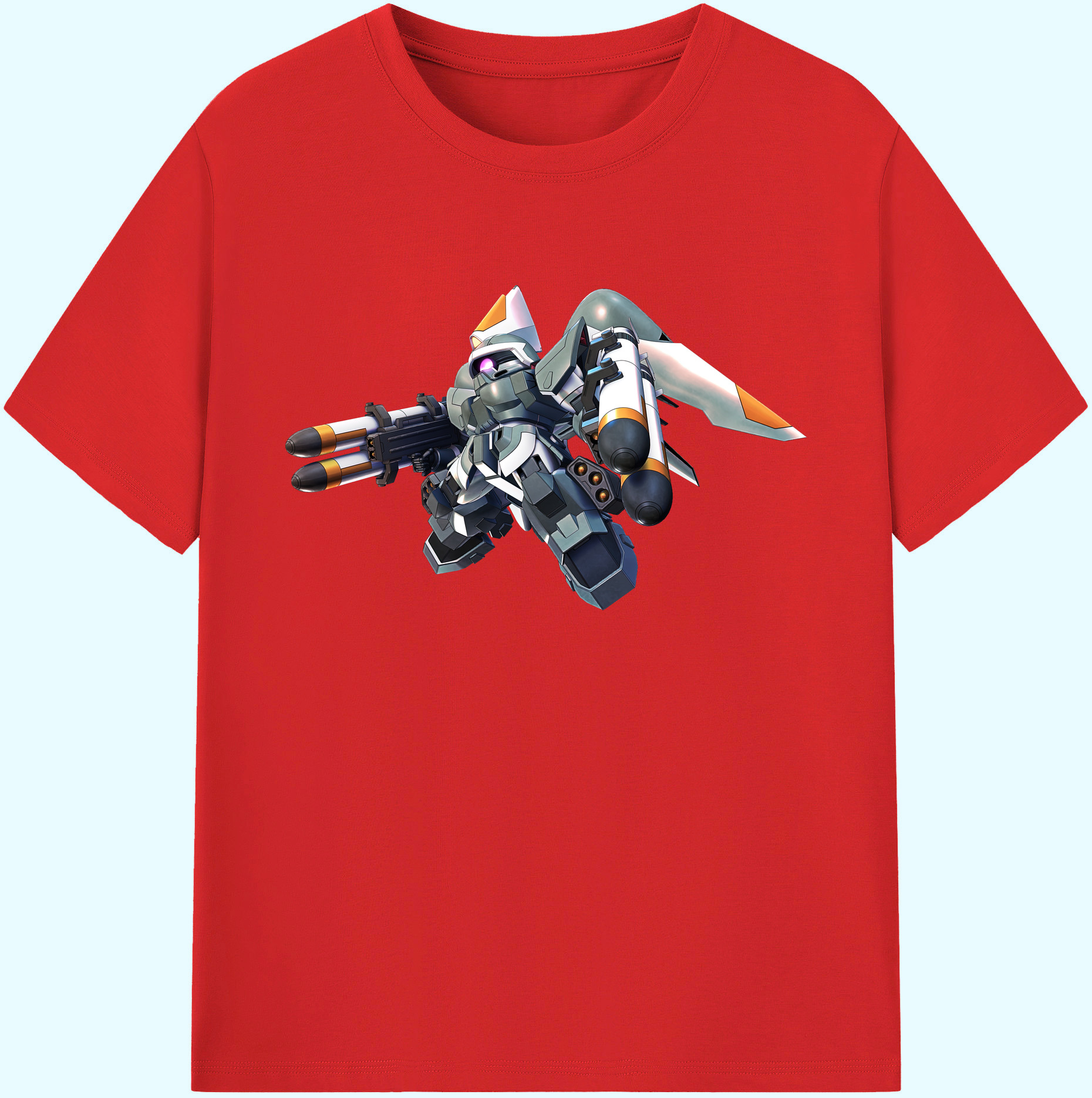 （画像用） 機動戦士ガンダム Mobile Suit Gundam 綿100％ メンズ半袖Tシャツ｜肌触りやわらか＆通気性
