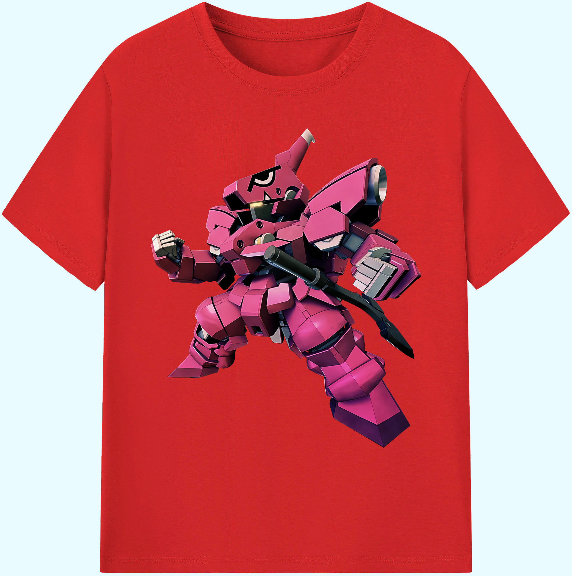 （画像用） 機動戦士ガンダム Mobile Suit Gundam 綿100％ メンズ半袖Tシャツ｜肌触りやわらか＆通気性