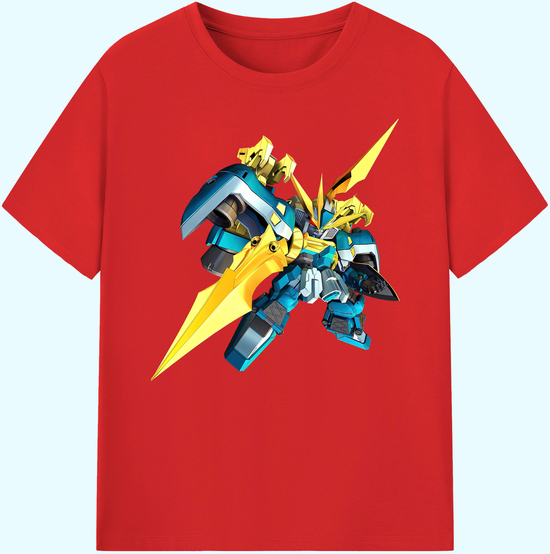 （画像用） 機動戦士ガンダム Mobile Suit Gundam 綿100％ メンズ半袖Tシャツ｜肌触りやわらか＆通気性