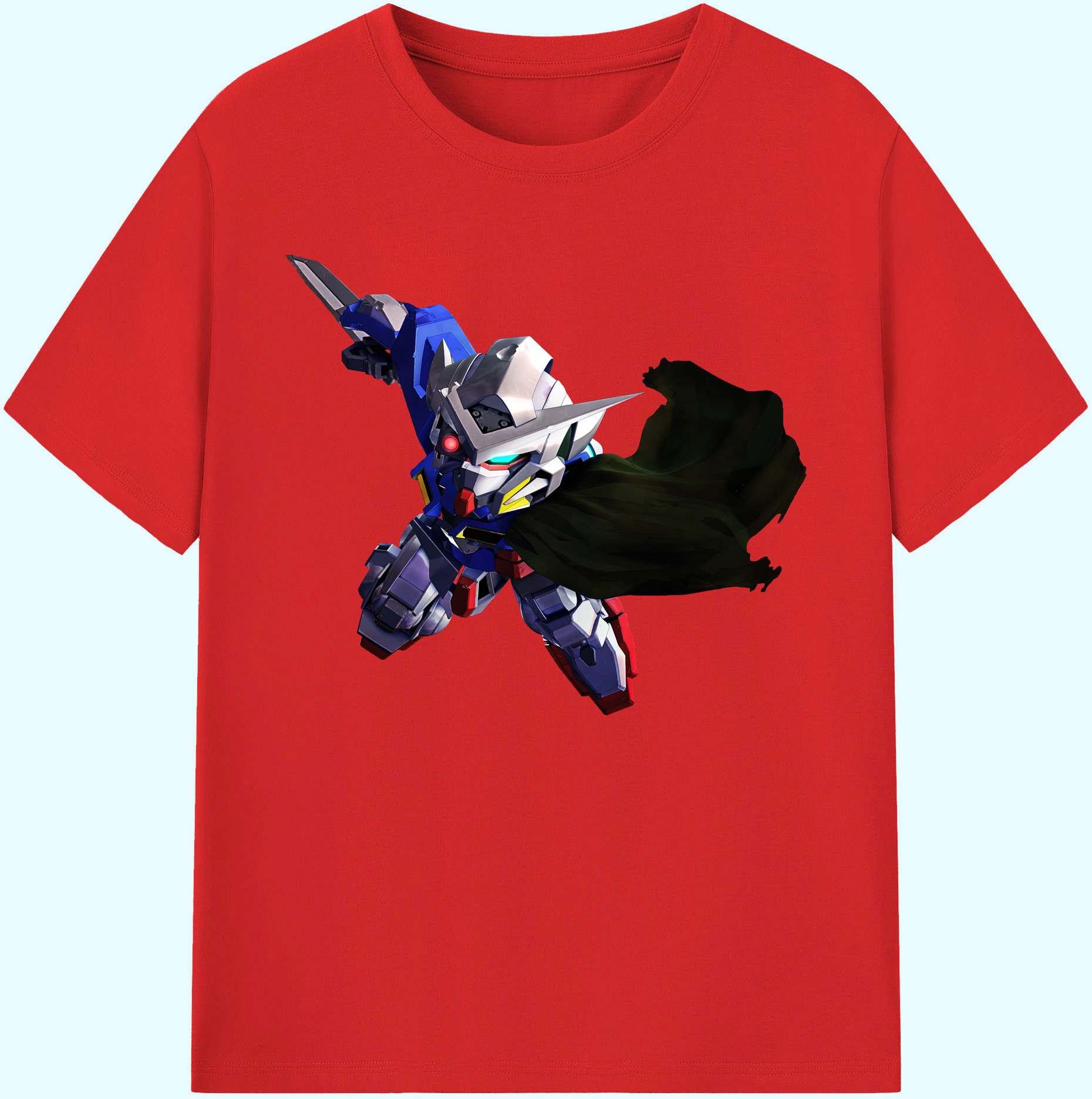 （画像用） 機動戦士ガンダム Mobile Suit Gundam 綿100％ メンズ半袖Tシャツ｜肌触りやわらか＆通気性