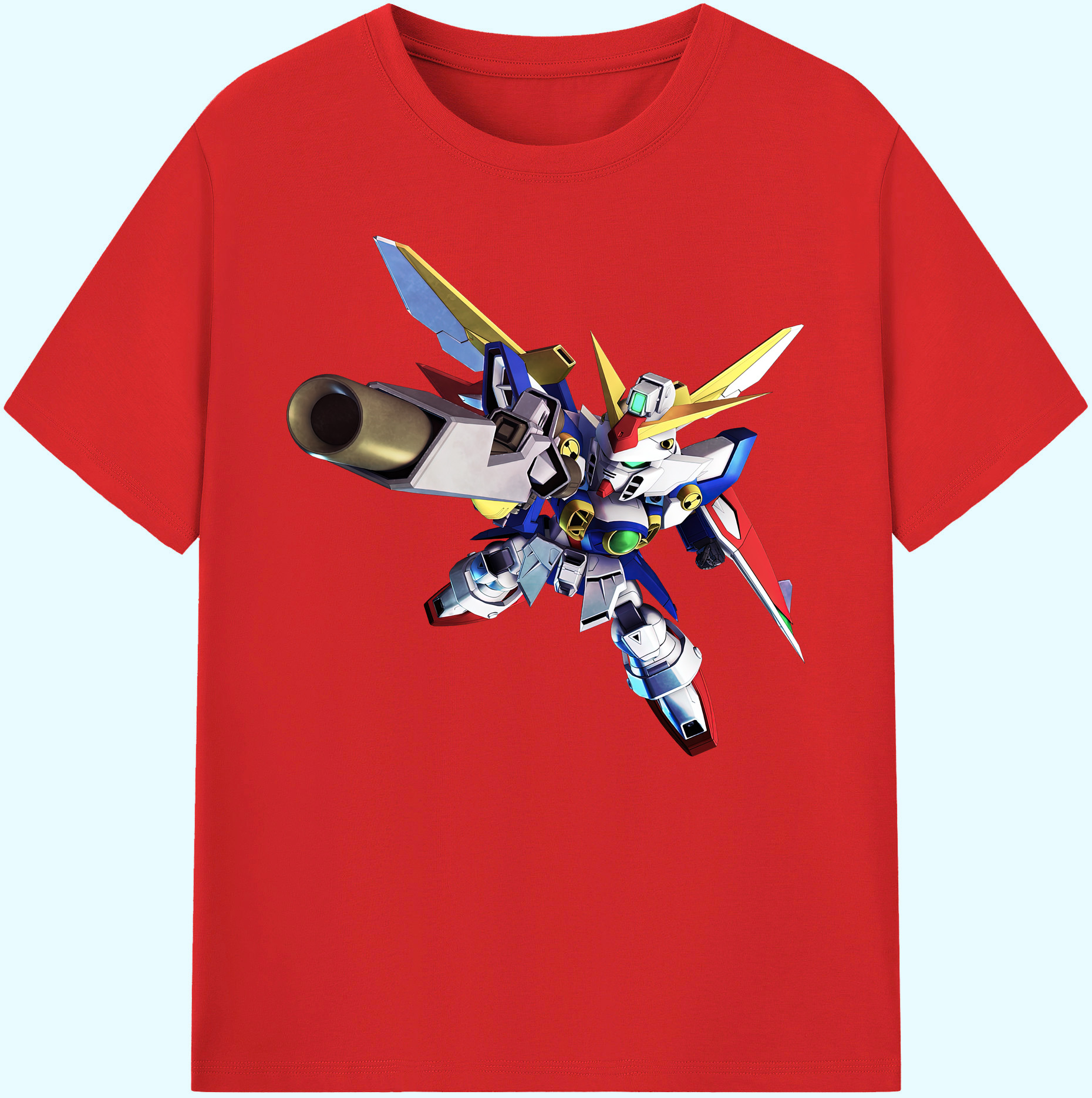 （画像用） 機動戦士ガンダム Mobile Suit Gundam 綿100％ メンズ半袖Tシャツ｜肌触りやわらか＆通気性