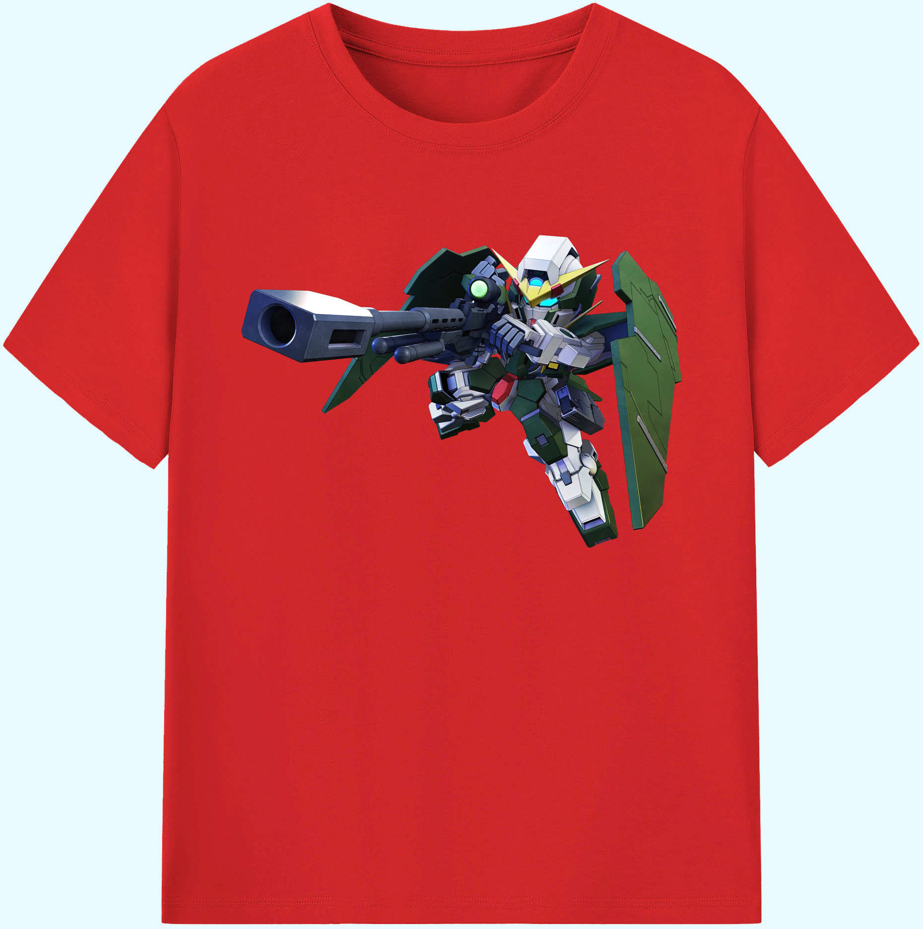 （画像用） 機動戦士ガンダム Mobile Suit Gundam 綿100％ メンズ半袖Tシャツ｜肌触りやわらか＆通気性