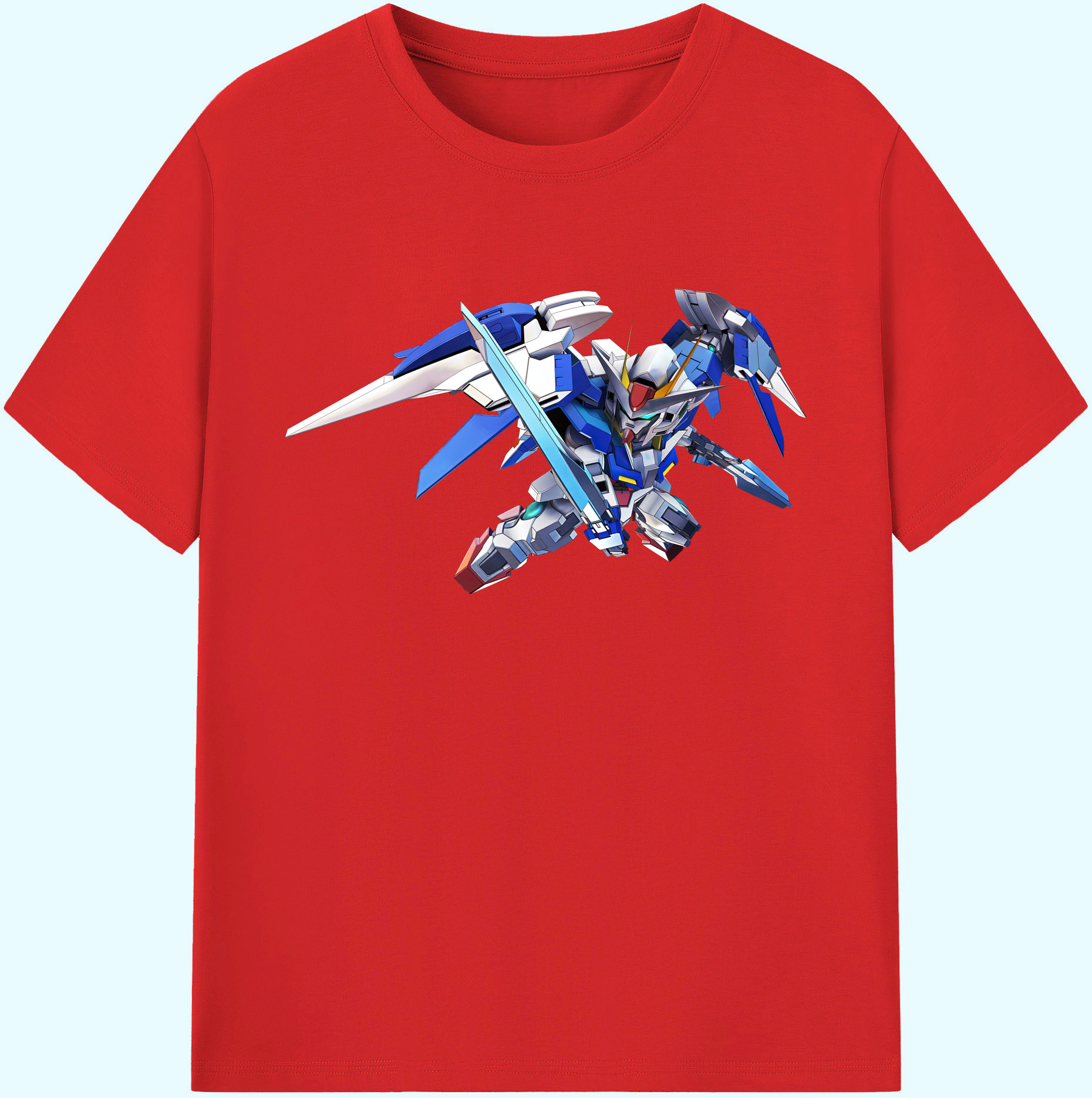 （画像用） 機動戦士ガンダム Mobile Suit Gundam 綿100％ メンズ半袖Tシャツ｜肌触りやわらか＆通気性