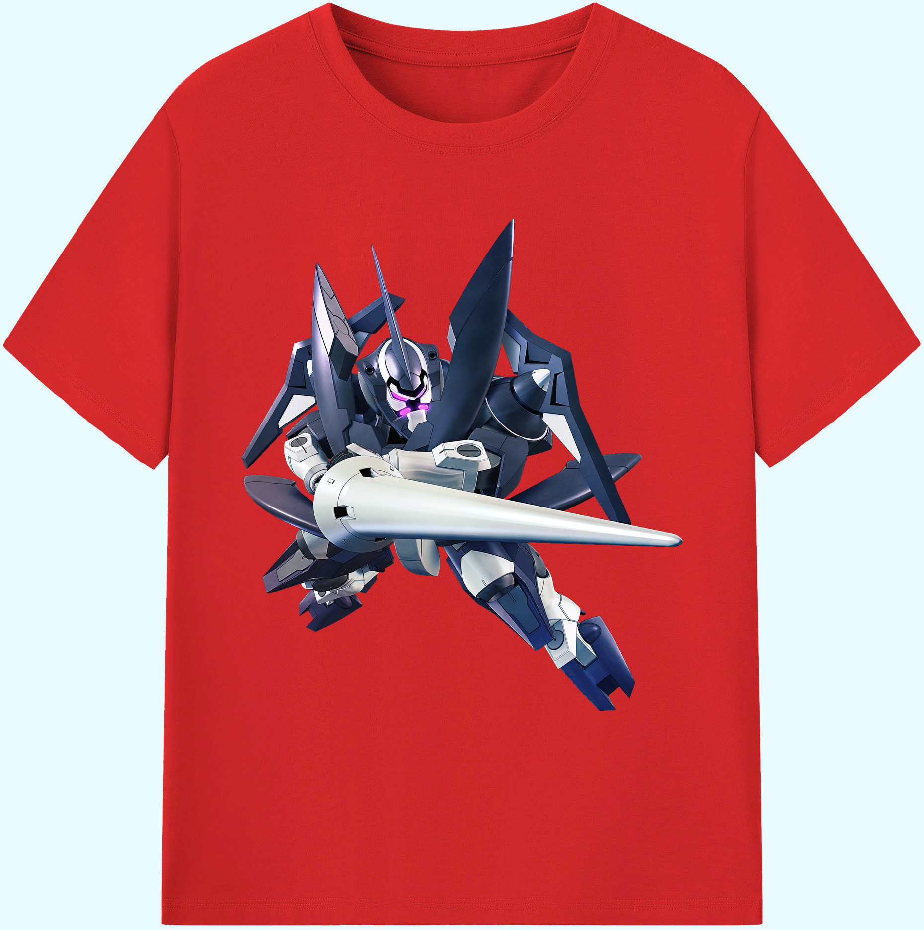 （画像用） 機動戦士ガンダム Mobile Suit Gundam 綿100％ メンズ半袖Tシャツ｜肌触りやわらか＆通気性