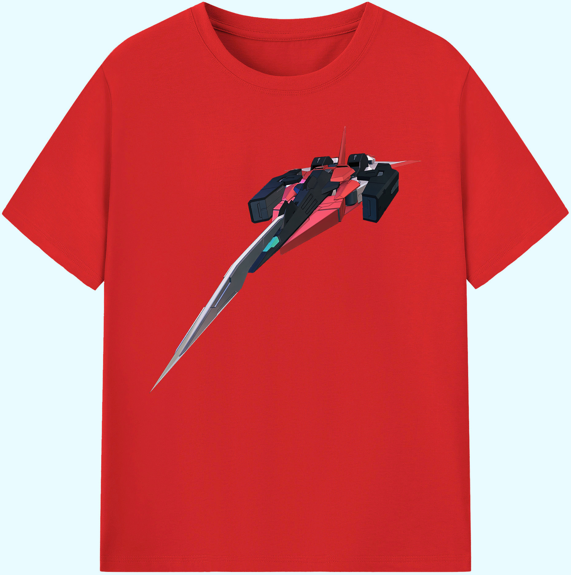 （画像用） 機動戦士ガンダム Mobile Suit Gundam 綿100％ メンズ半袖Tシャツ｜肌触りやわらか＆通気性