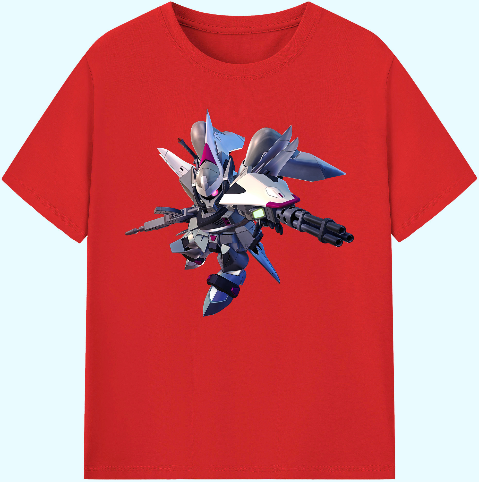（画像用） 機動戦士ガンダム Mobile Suit Gundam 綿100％ メンズ半袖Tシャツ｜肌触りやわらか＆通気性