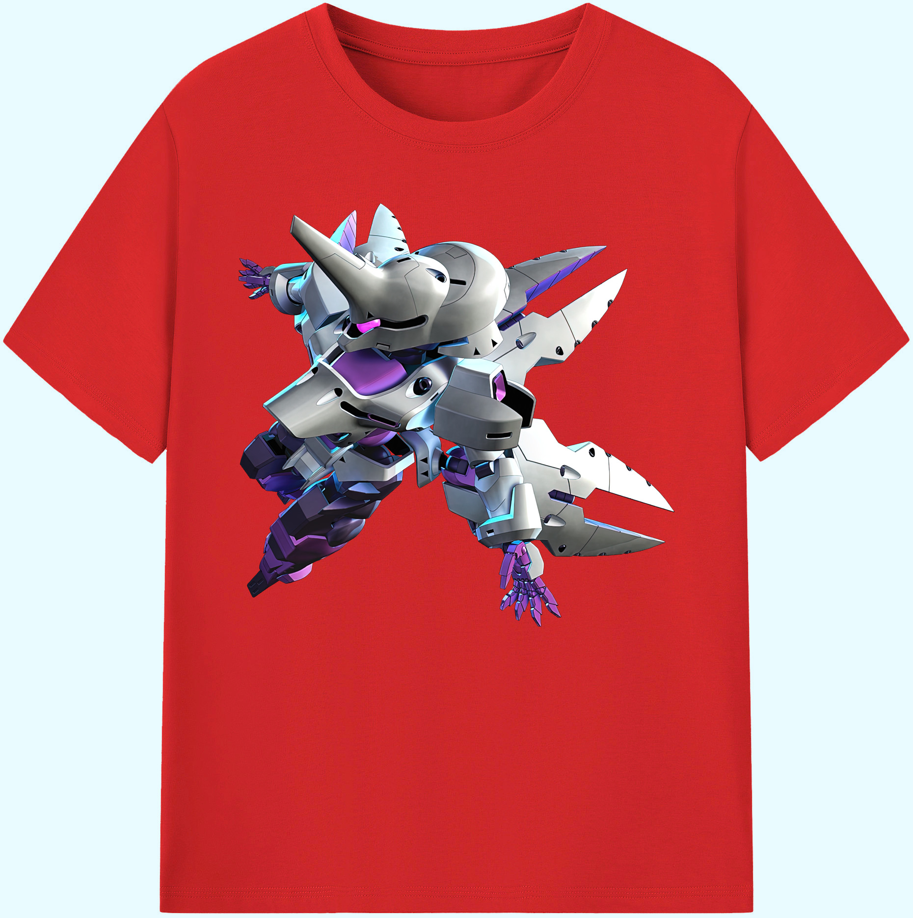 （画像用） 機動戦士ガンダム Mobile Suit Gundam 綿100％ メンズ半袖Tシャツ｜肌触りやわらか＆通気性