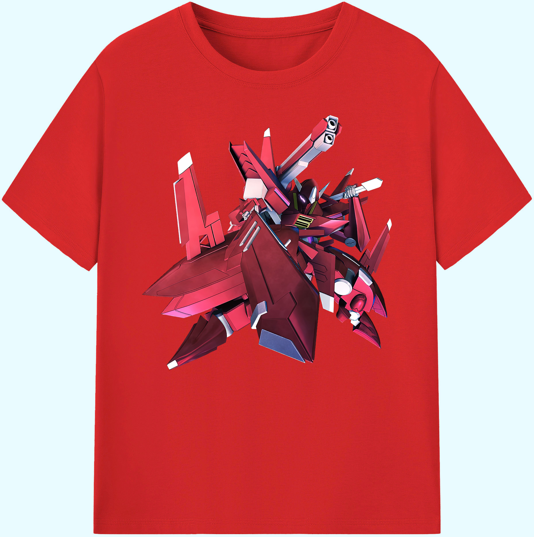（画像用） 機動戦士ガンダム Mobile Suit Gundam 綿100％ メンズ半袖Tシャツ｜肌触りやわらか＆通気性