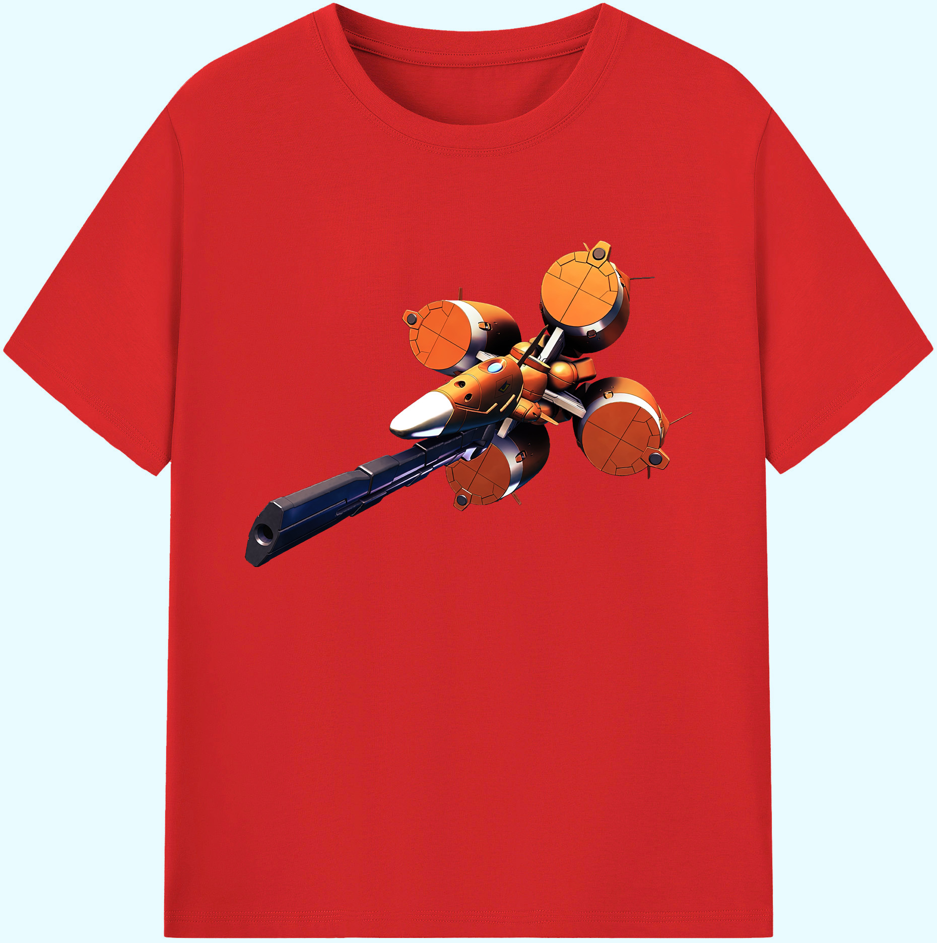 （画像用） 機動戦士ガンダム Mobile Suit Gundam 綿100％ メンズ半袖Tシャツ｜肌触りやわらか＆通気性