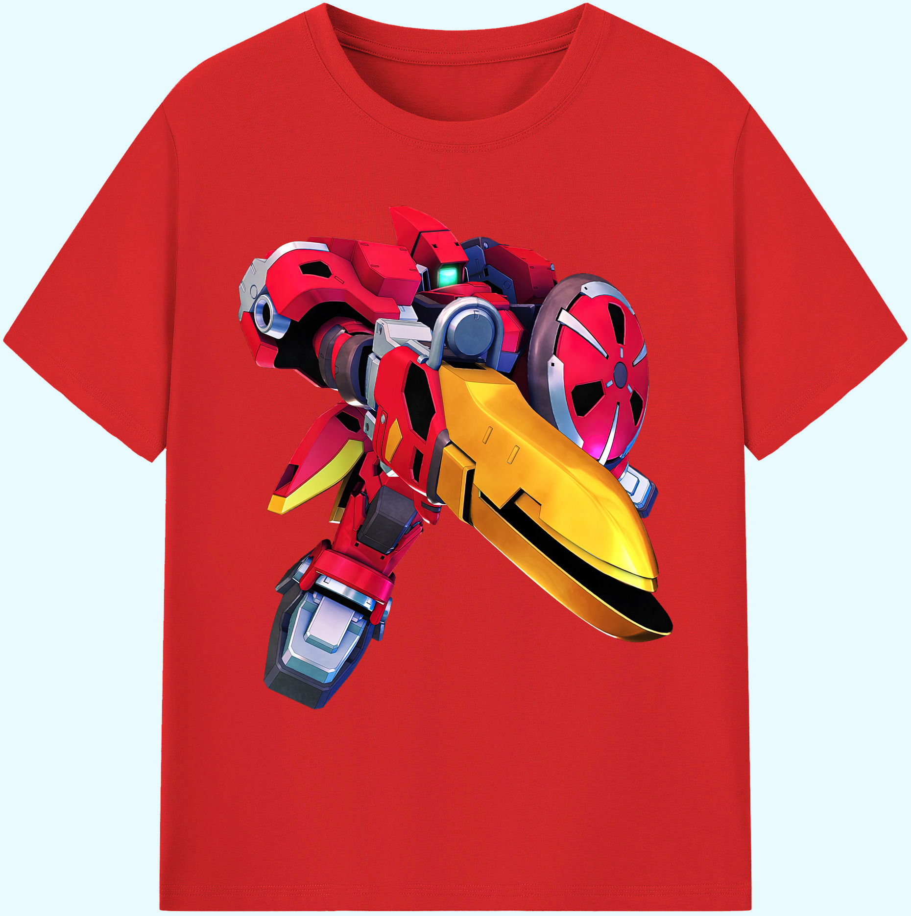（画像用） 機動戦士ガンダム Mobile Suit Gundam 綿100％ メンズ半袖Tシャツ｜肌触りやわらか＆通気性