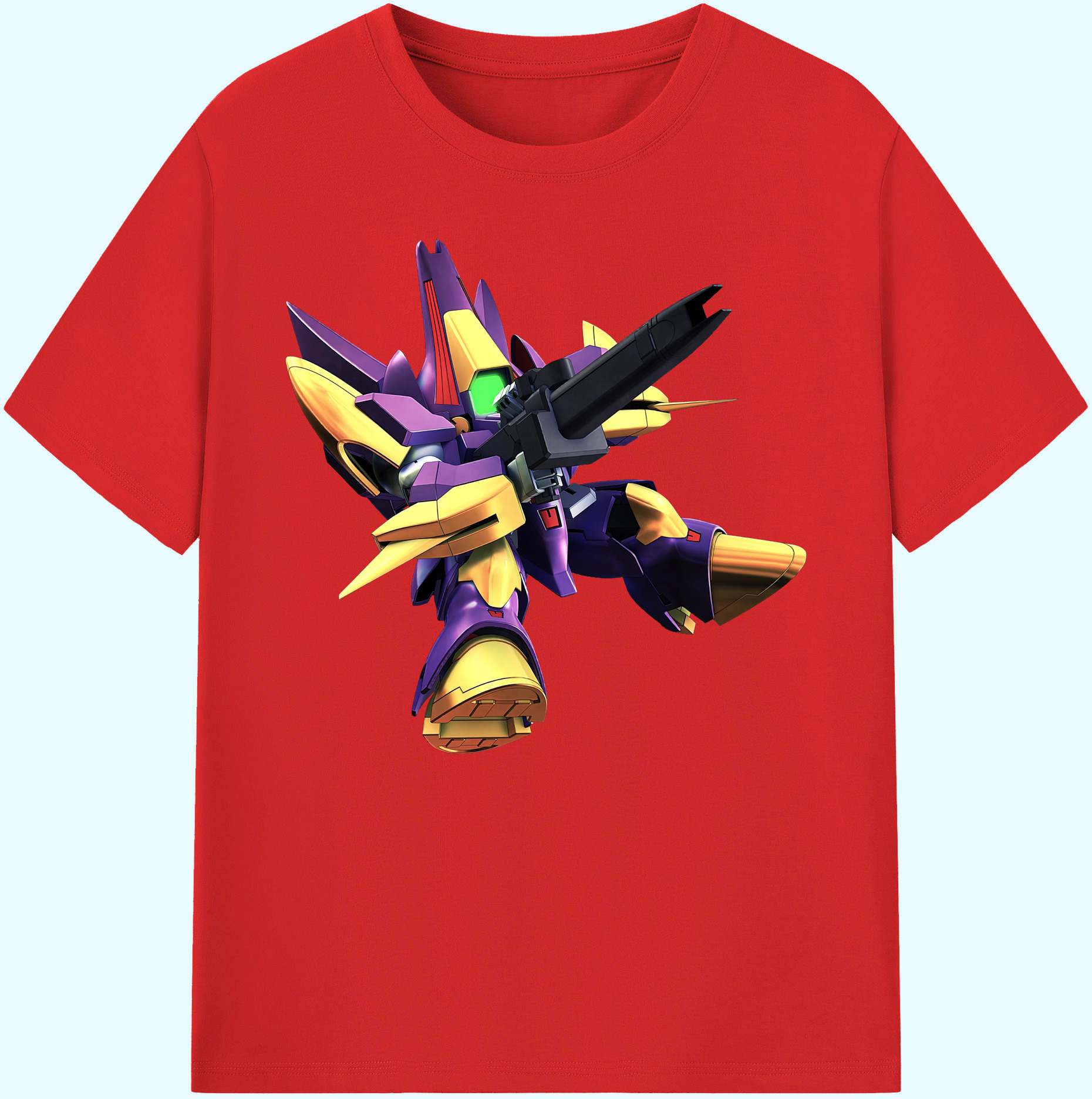 （画像用） 機動戦士ガンダム Mobile Suit Gundam 綿100％ メンズ半袖Tシャツ｜肌触りやわらか＆通気性
