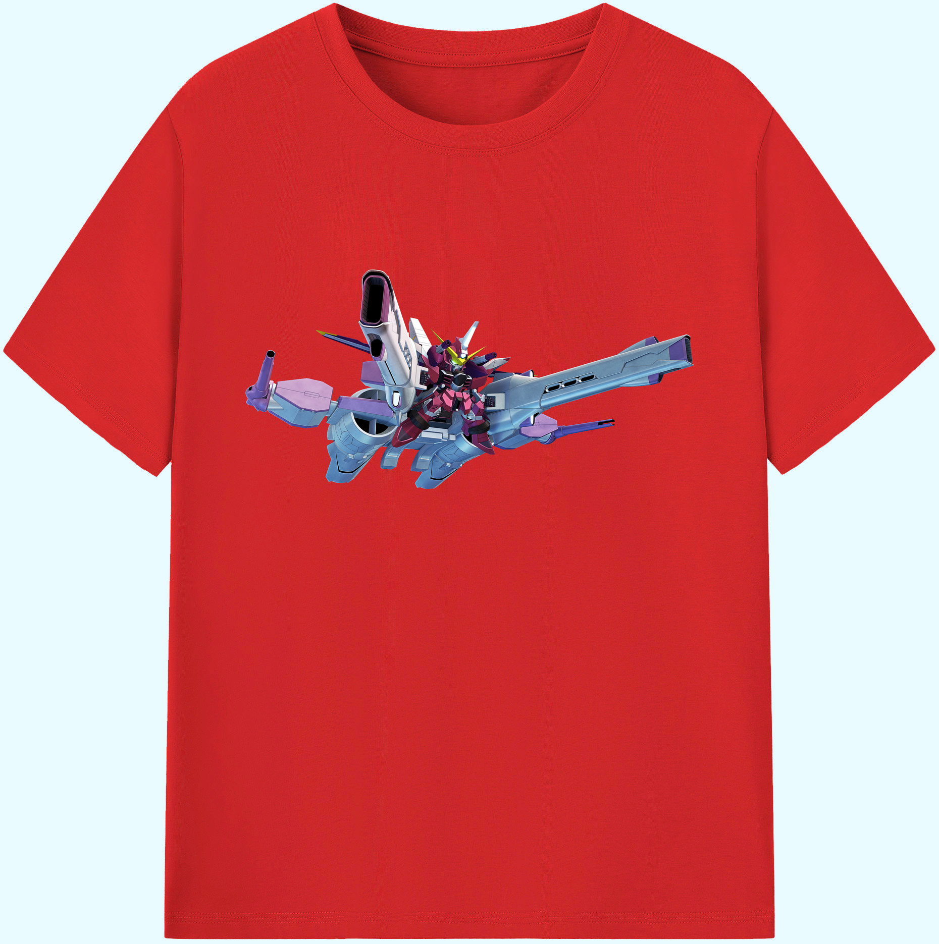 （画像用） 機動戦士ガンダム Mobile Suit Gundam 綿100％ メンズ半袖Tシャツ｜肌触りやわらか＆通気性