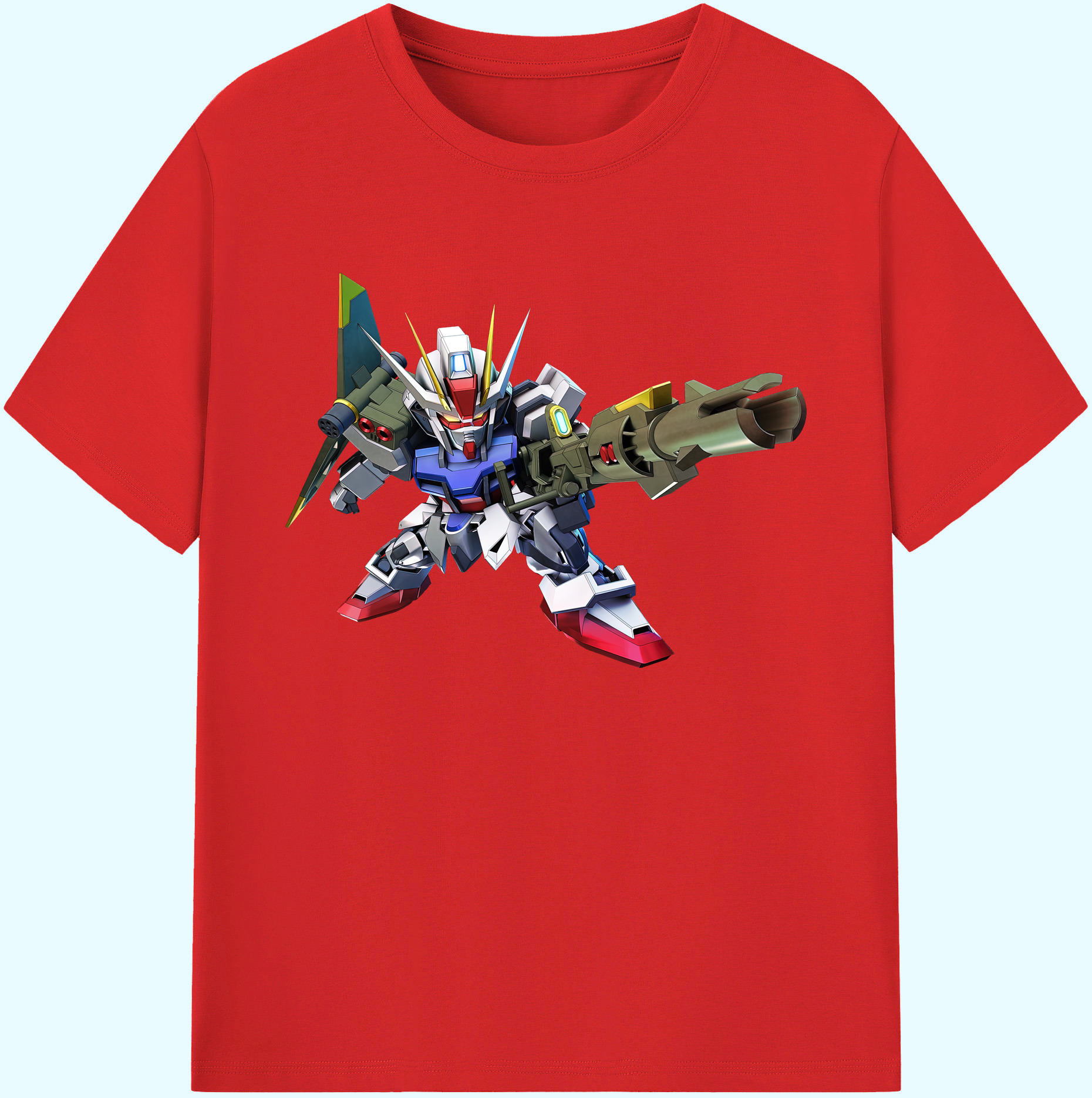 （画像用） 機動戦士ガンダム Mobile Suit Gundam 綿100％ メンズ半袖Tシャツ｜肌触りやわらか＆通気性
